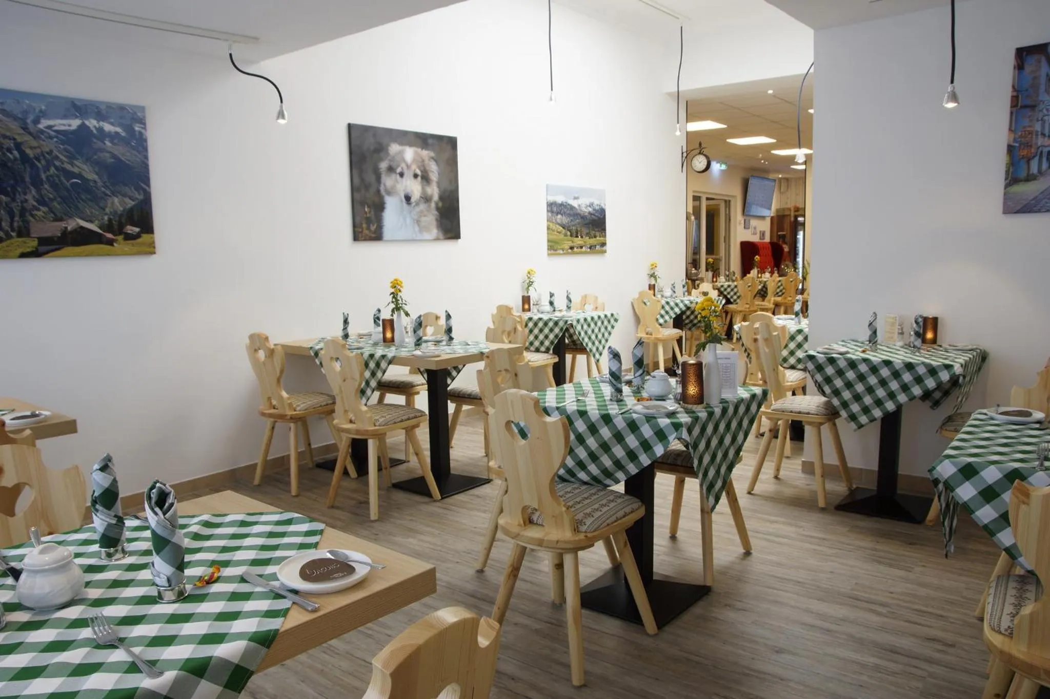 Decorative detail in Hotel Edel Weiss