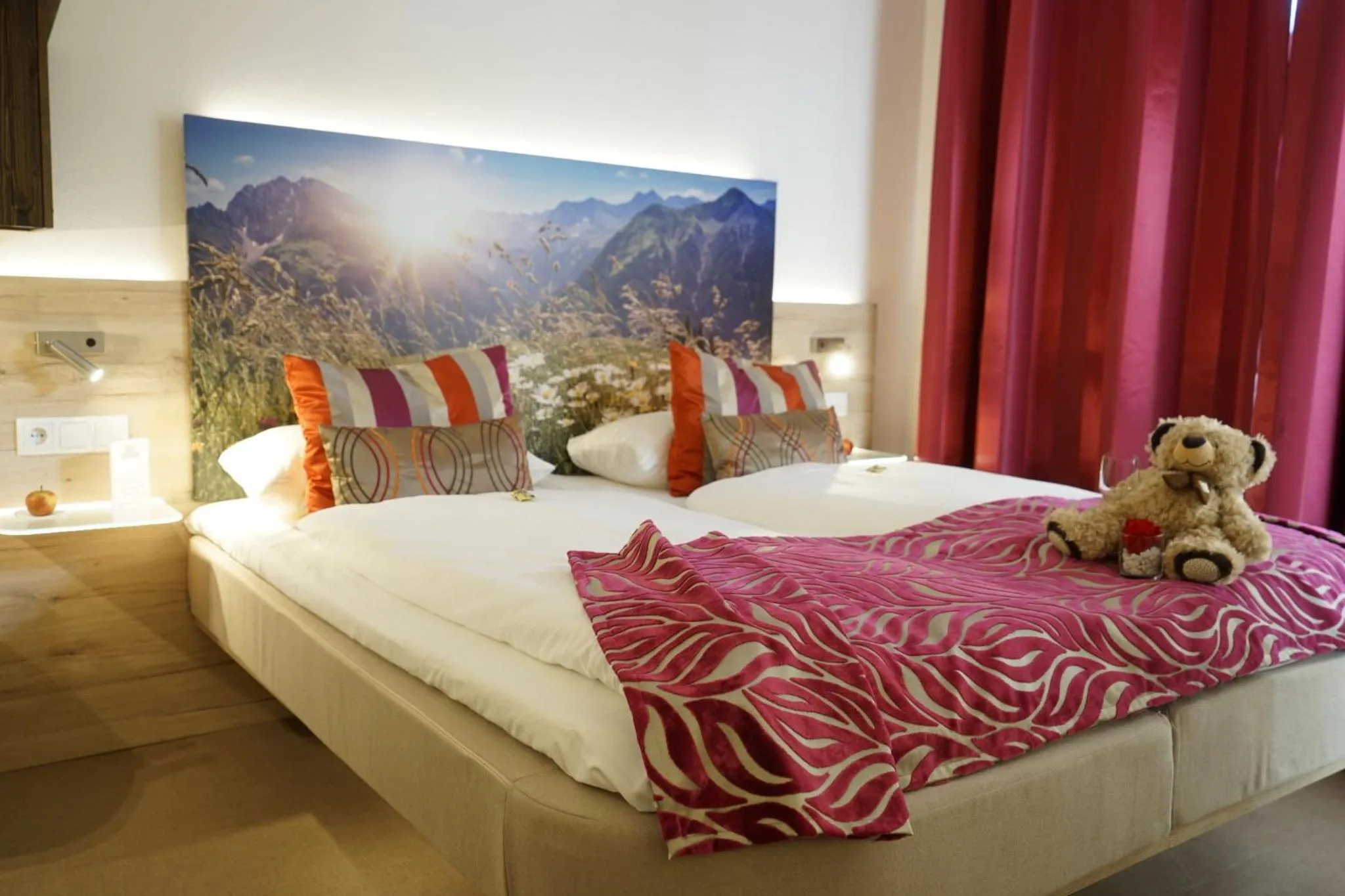 Bed in Hotel Edel Weiss