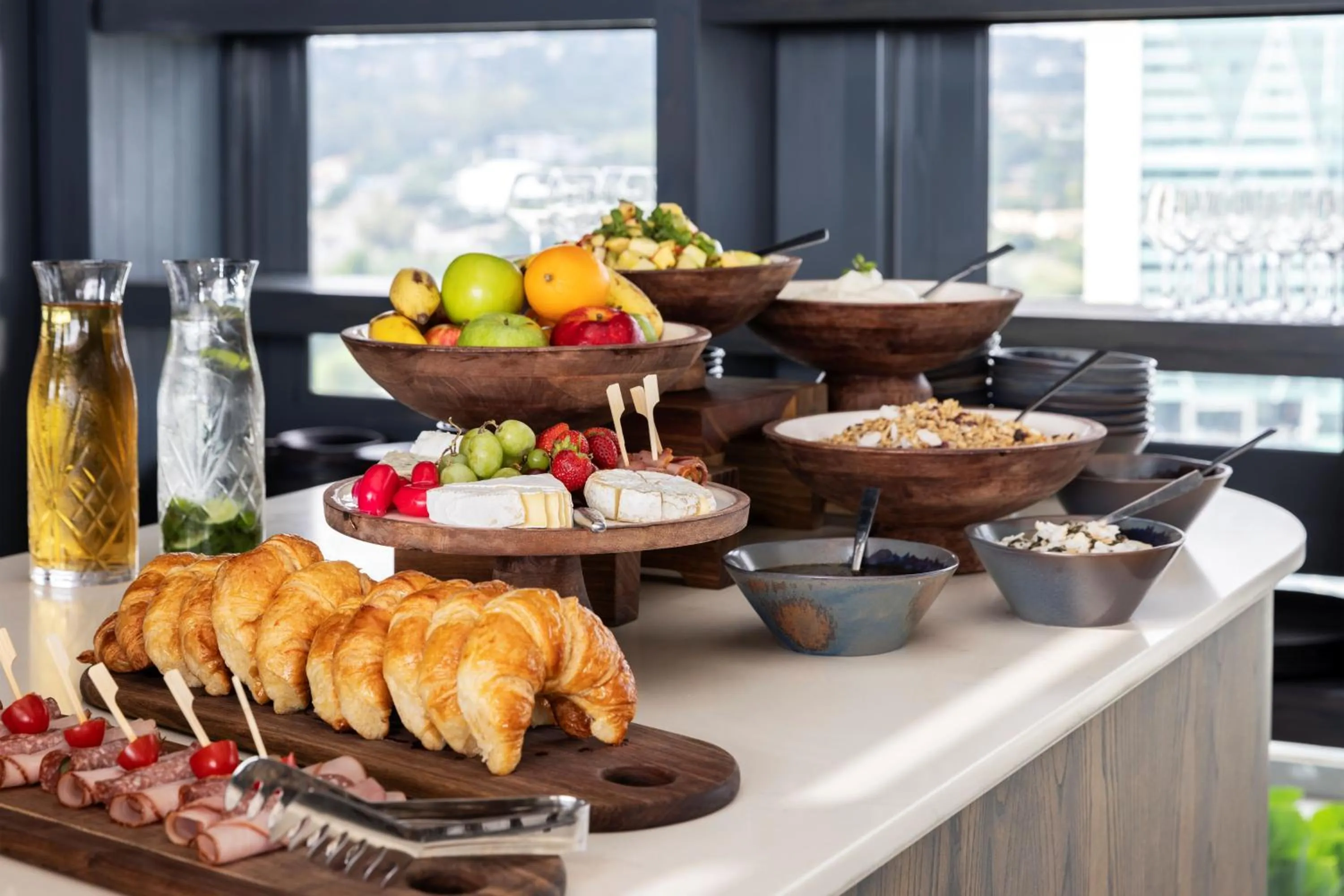 Buffet breakfast in The Capital Trilogy Menlyn Maine