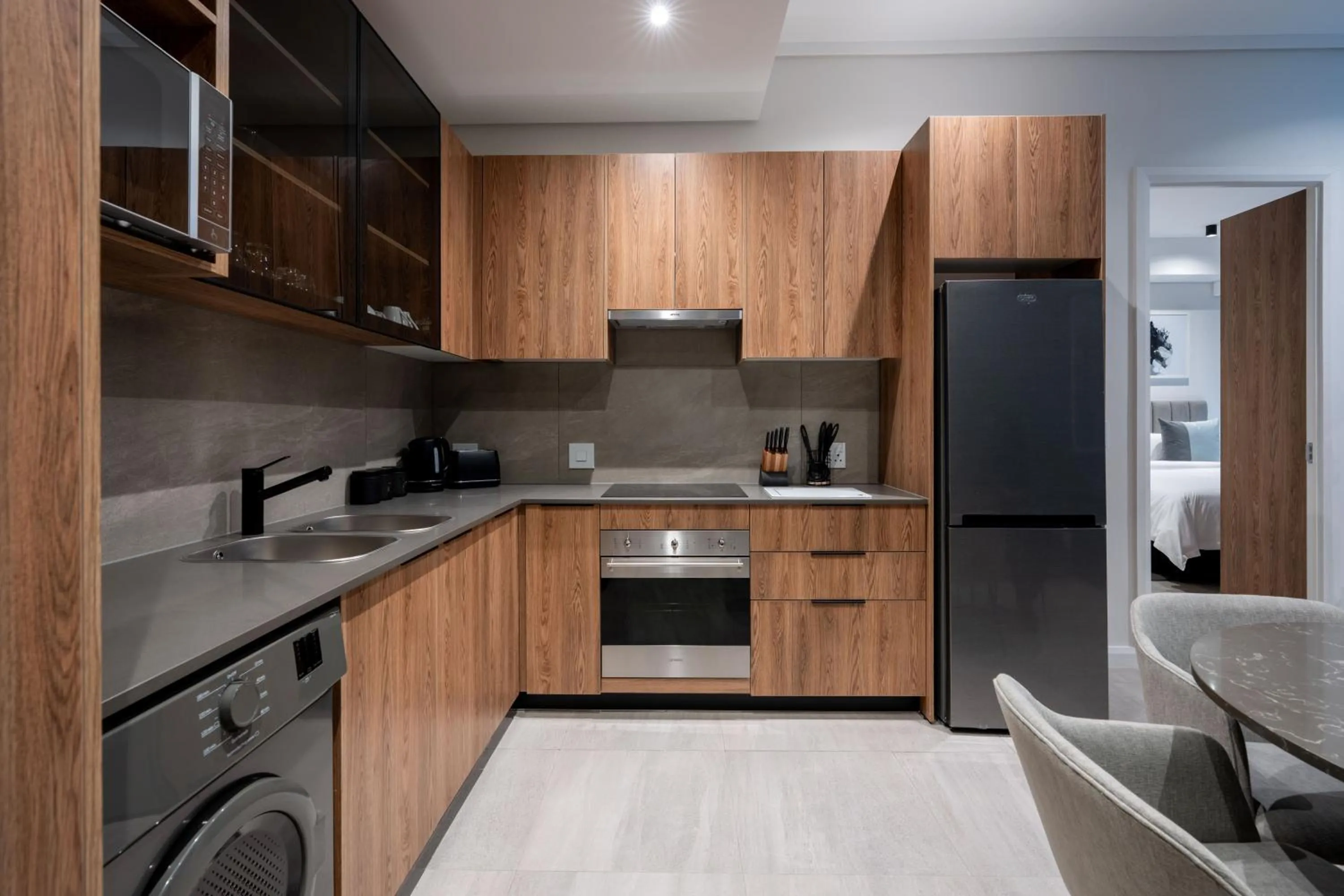 kitchen in The Capital Trilogy Menlyn Maine