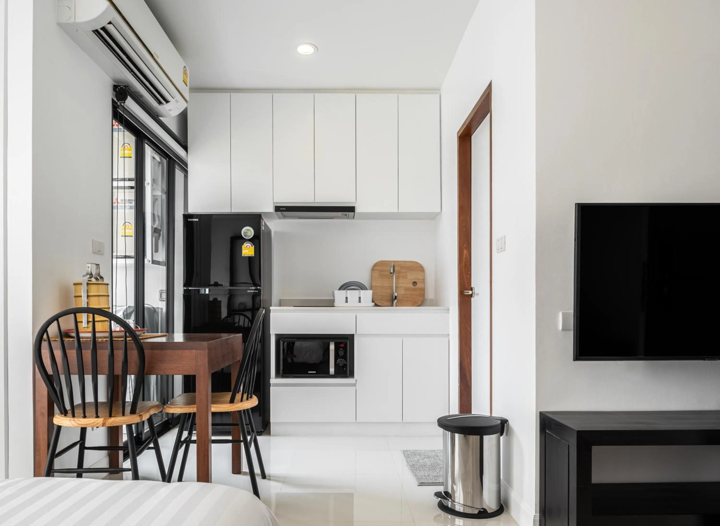 Kitchen or kitchenette in Siamplaengna Residence