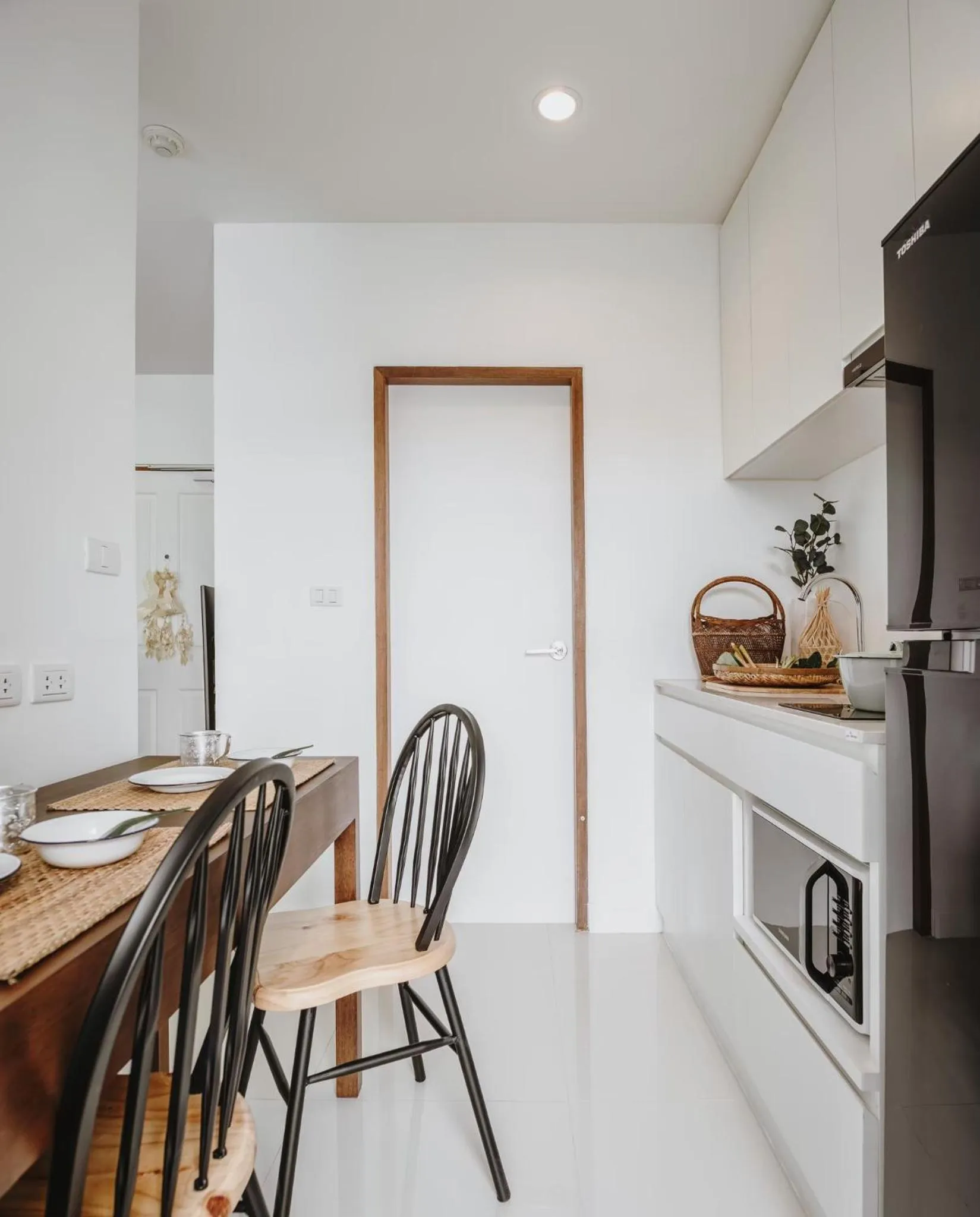 Kitchen or kitchenette in Siamplaengna Residence