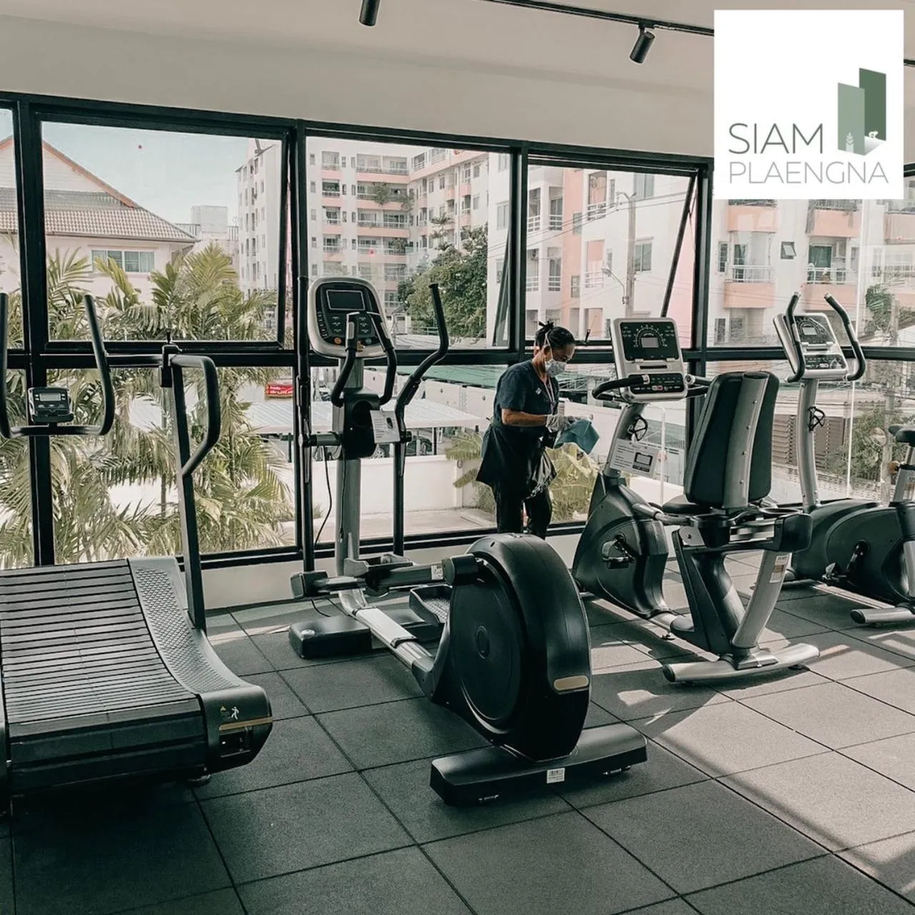 Fitness centre/facilities in Siamplaengna Residence