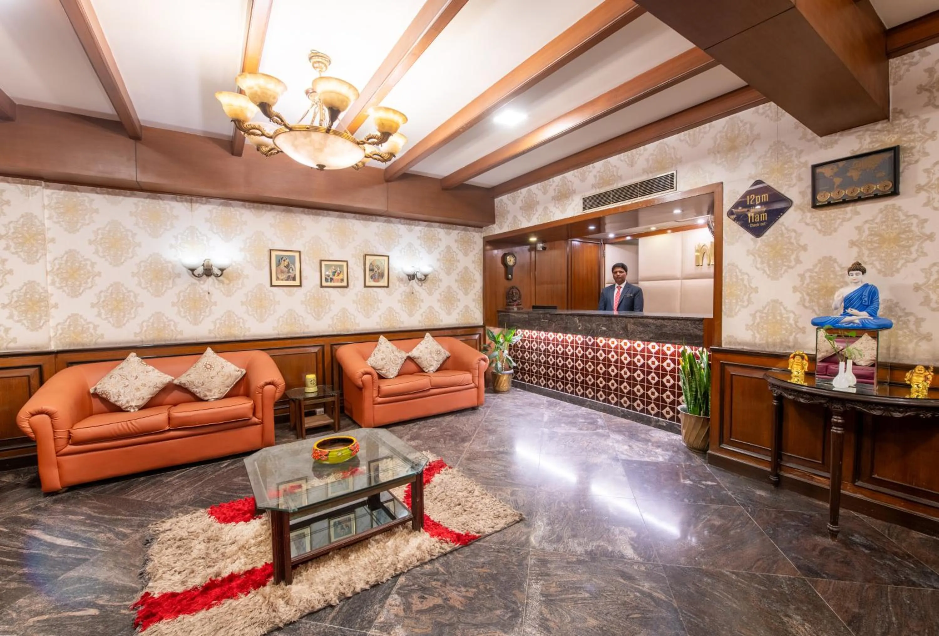 Lobby or reception in Nahar Heritage Hotel