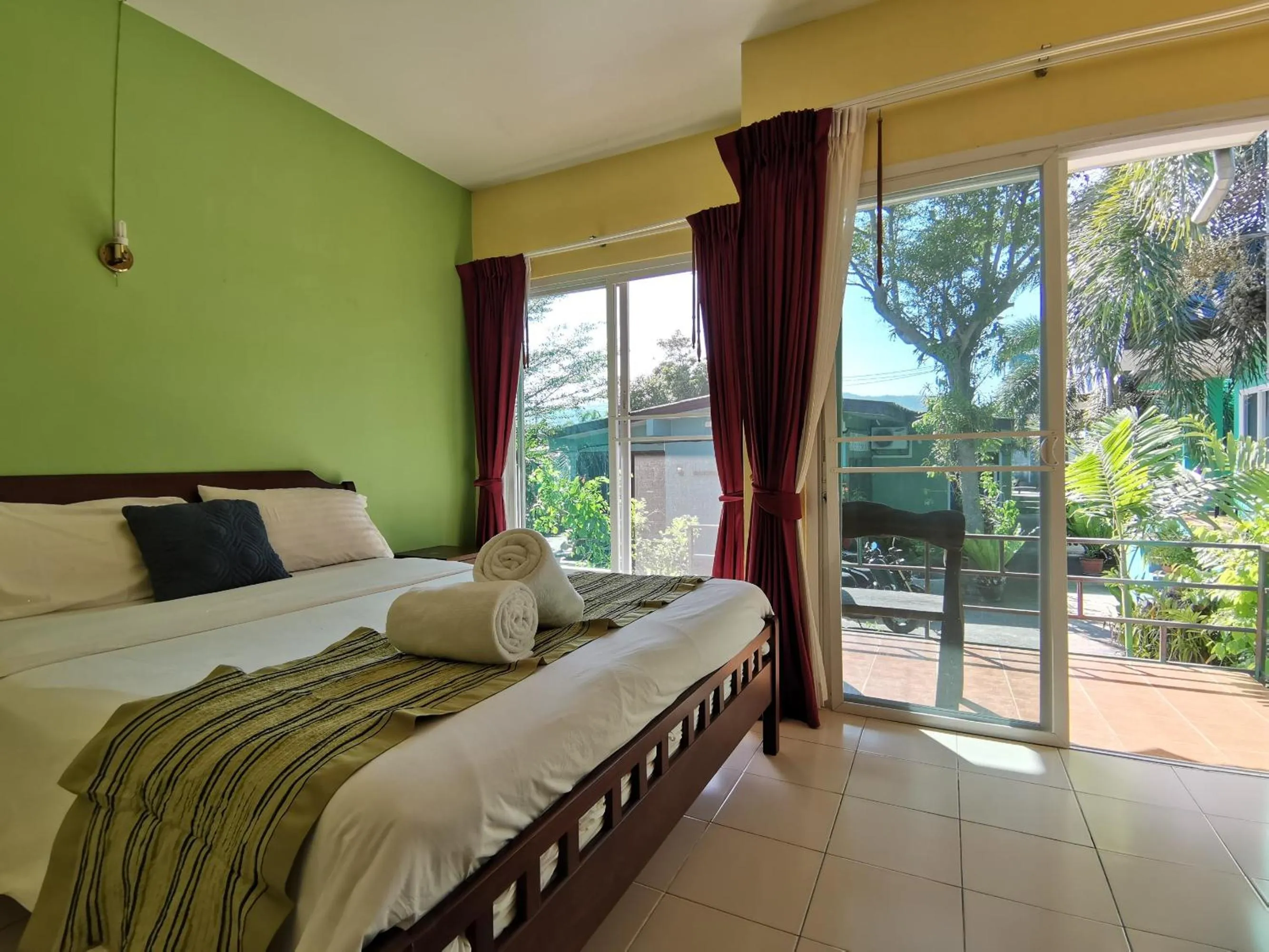 Bedroom, Bed in Serene Villa Phuket