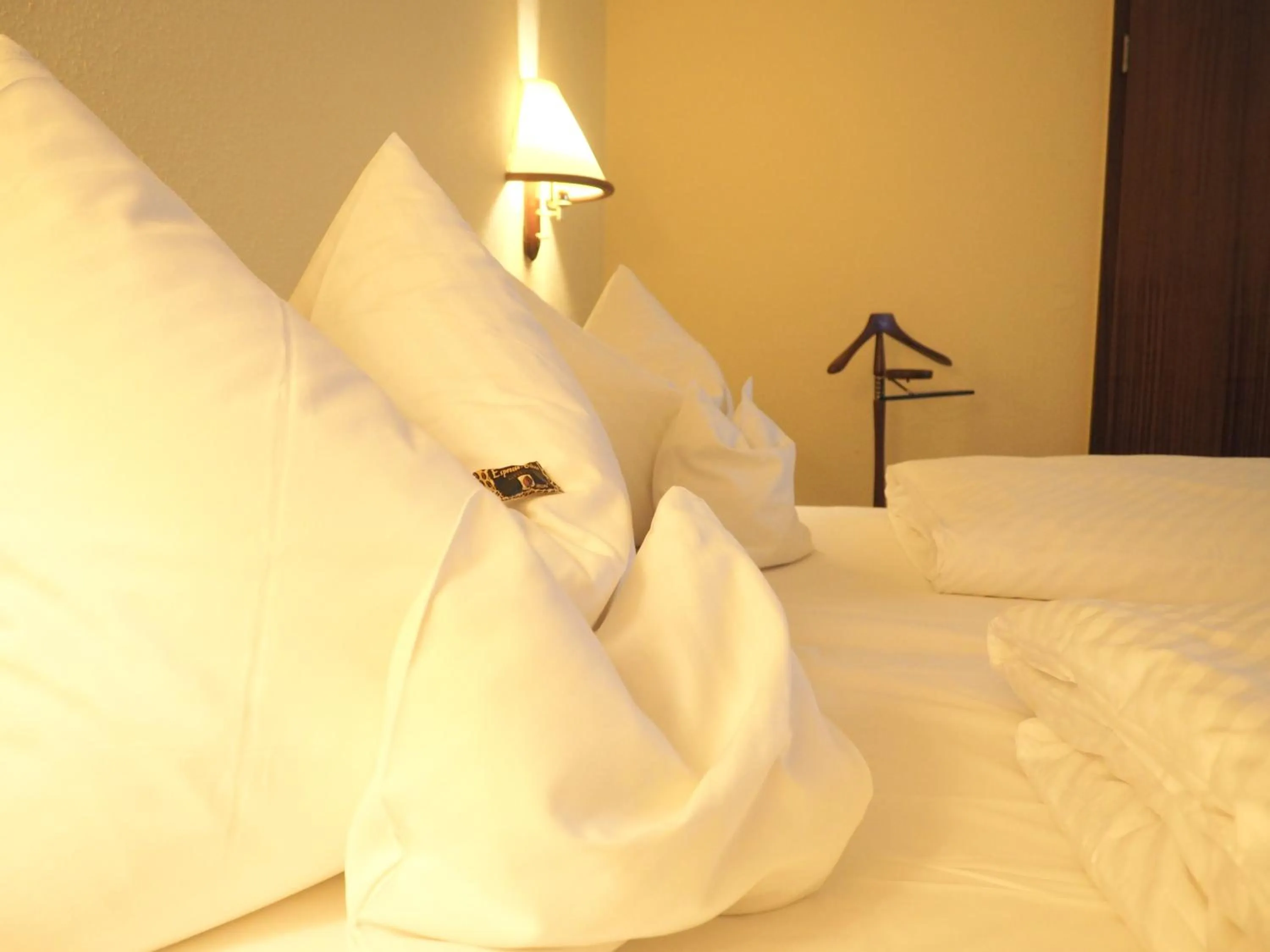 Bed in Heidehotel Lubast