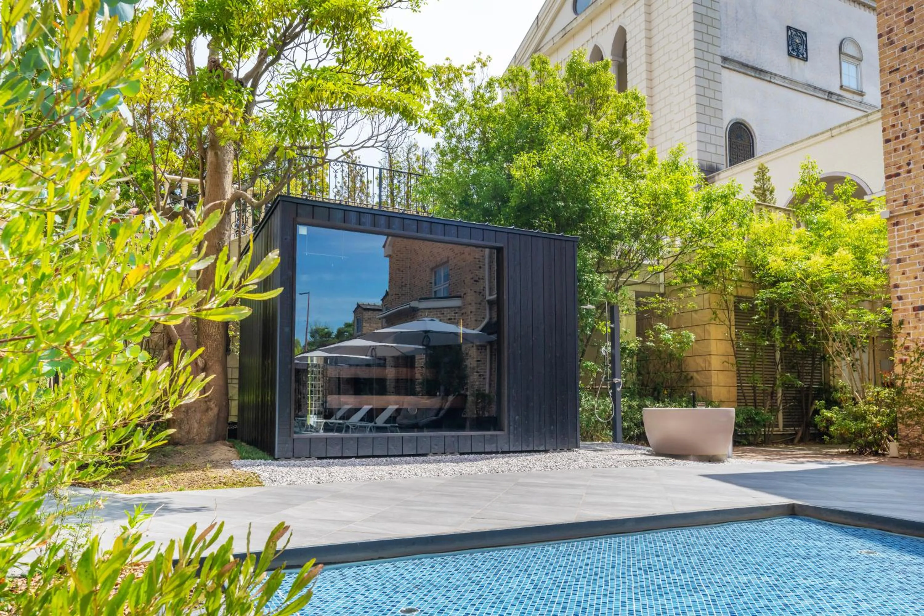 Sauna in Garden Terrace Fukuoka