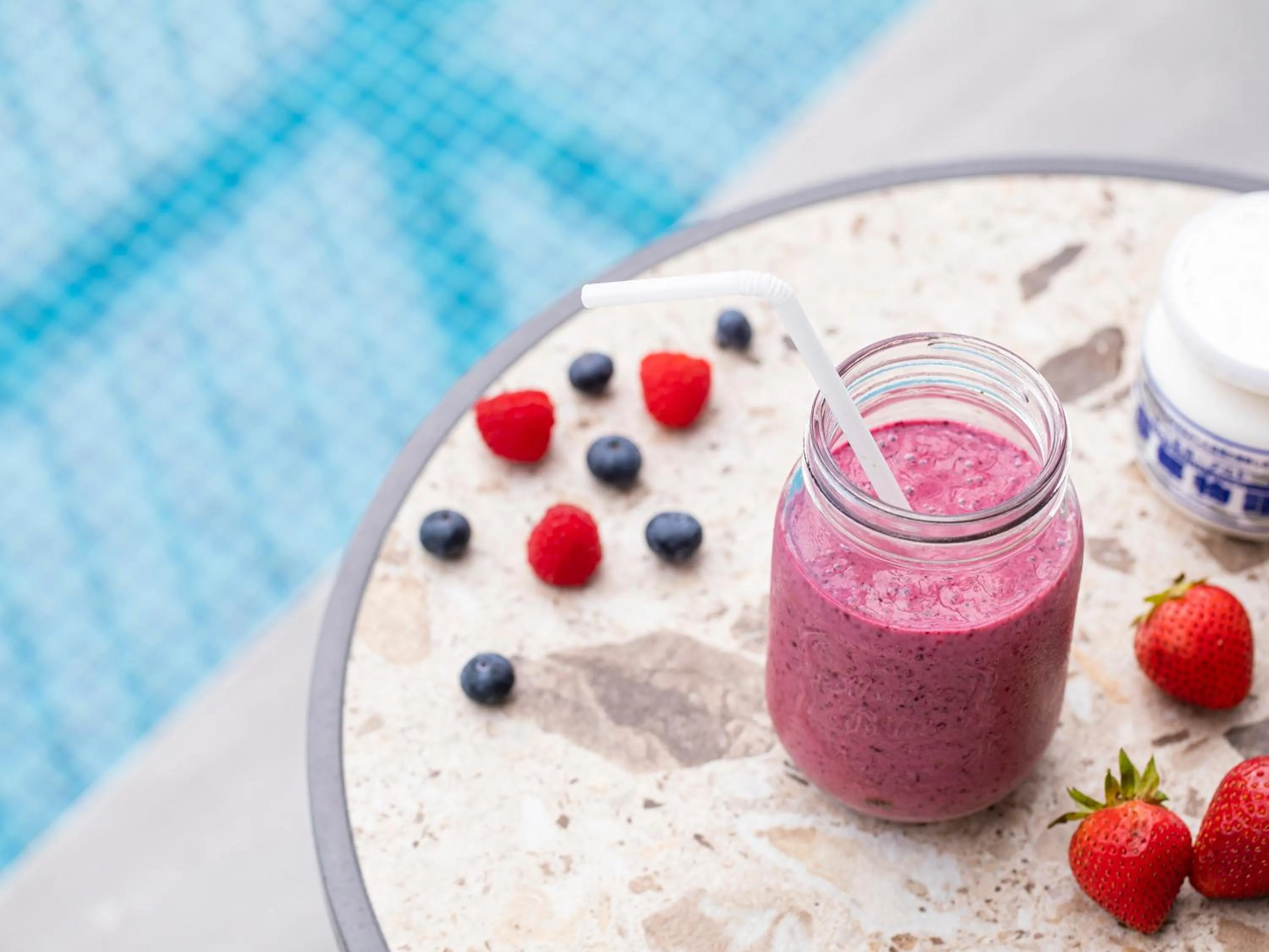 Drinks in Garden Terrace Fukuoka