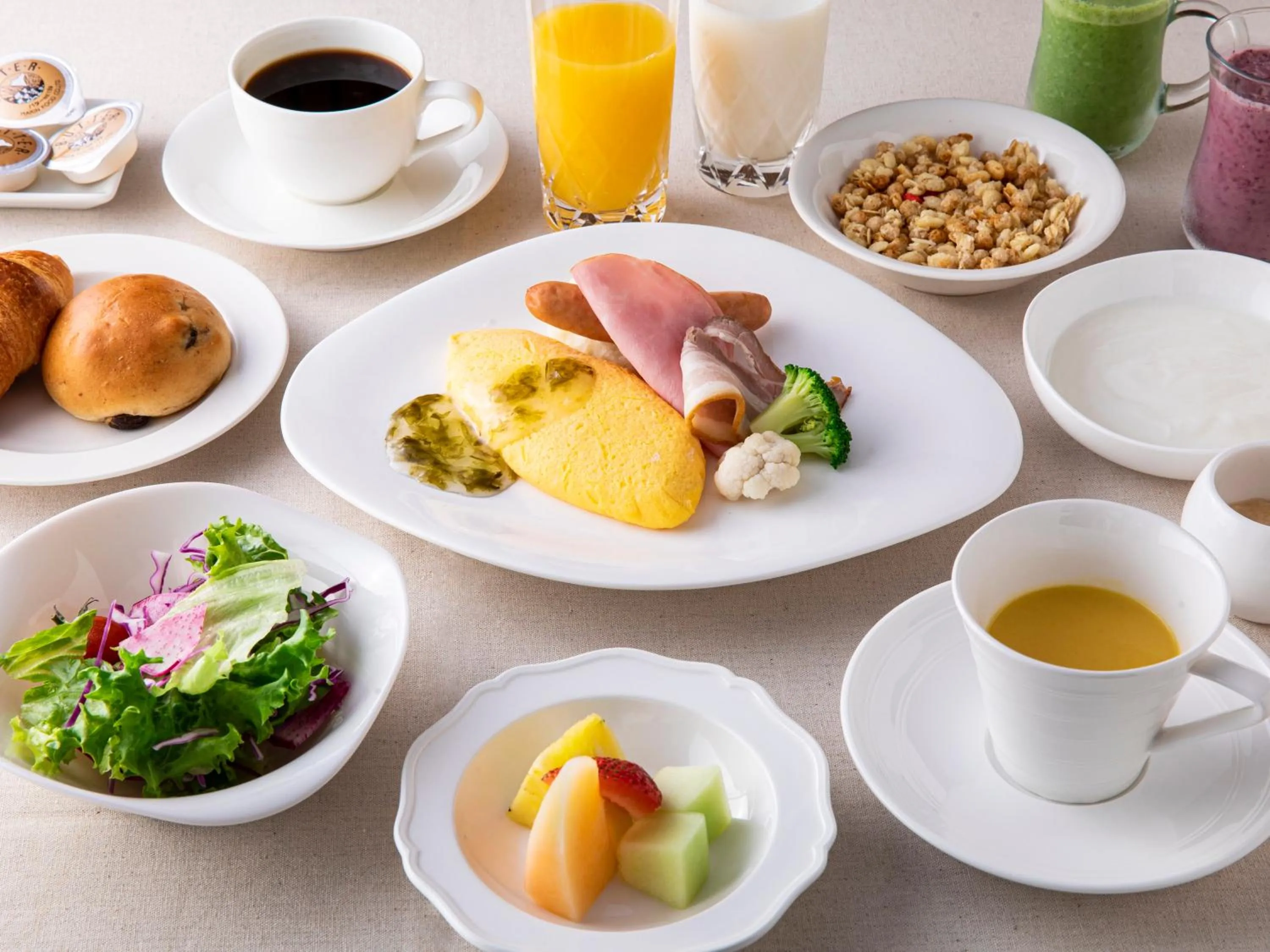 English/Irish breakfast in Garden Terrace Fukuoka