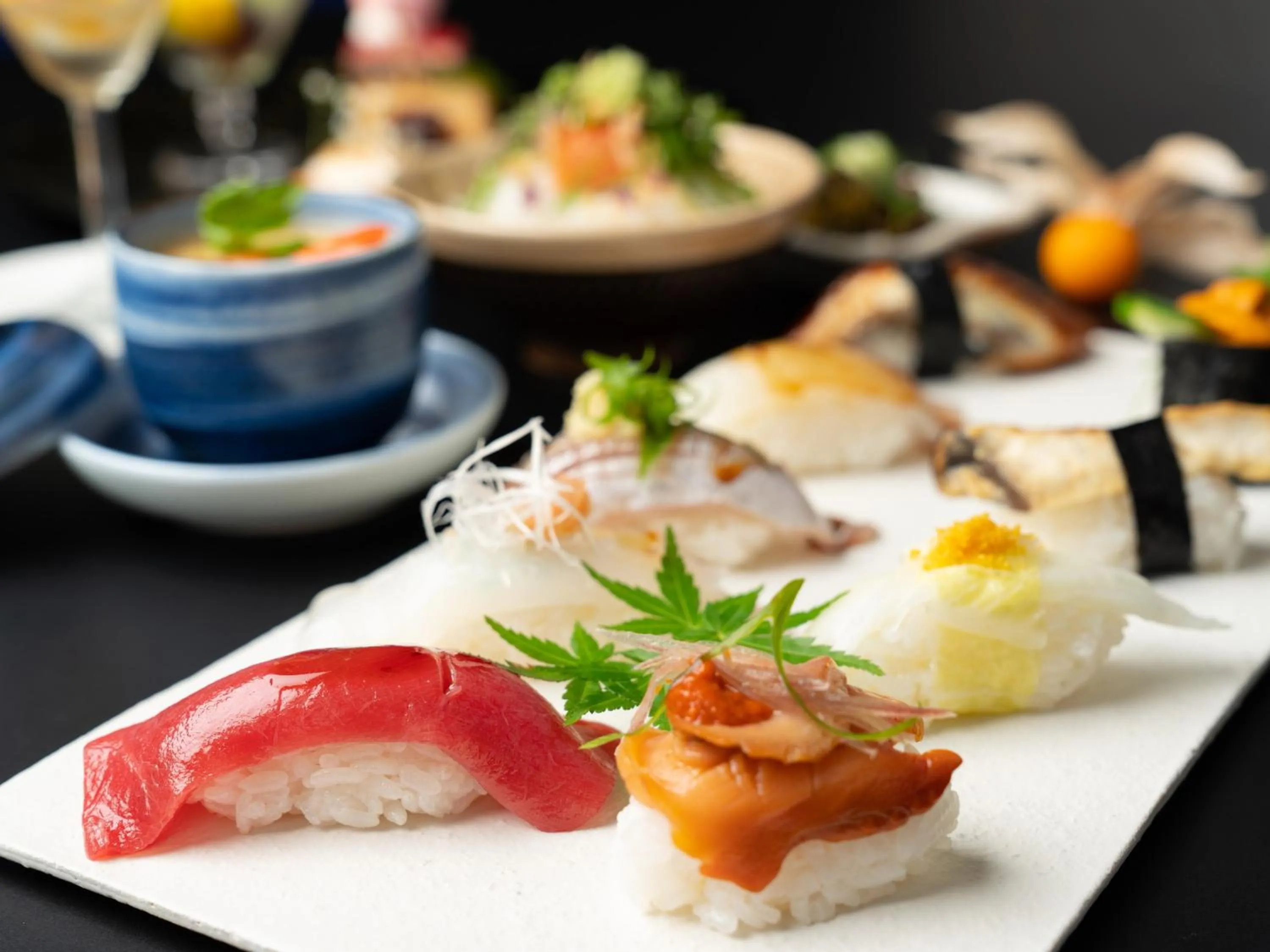 Dinner in Garden Terrace Fukuoka