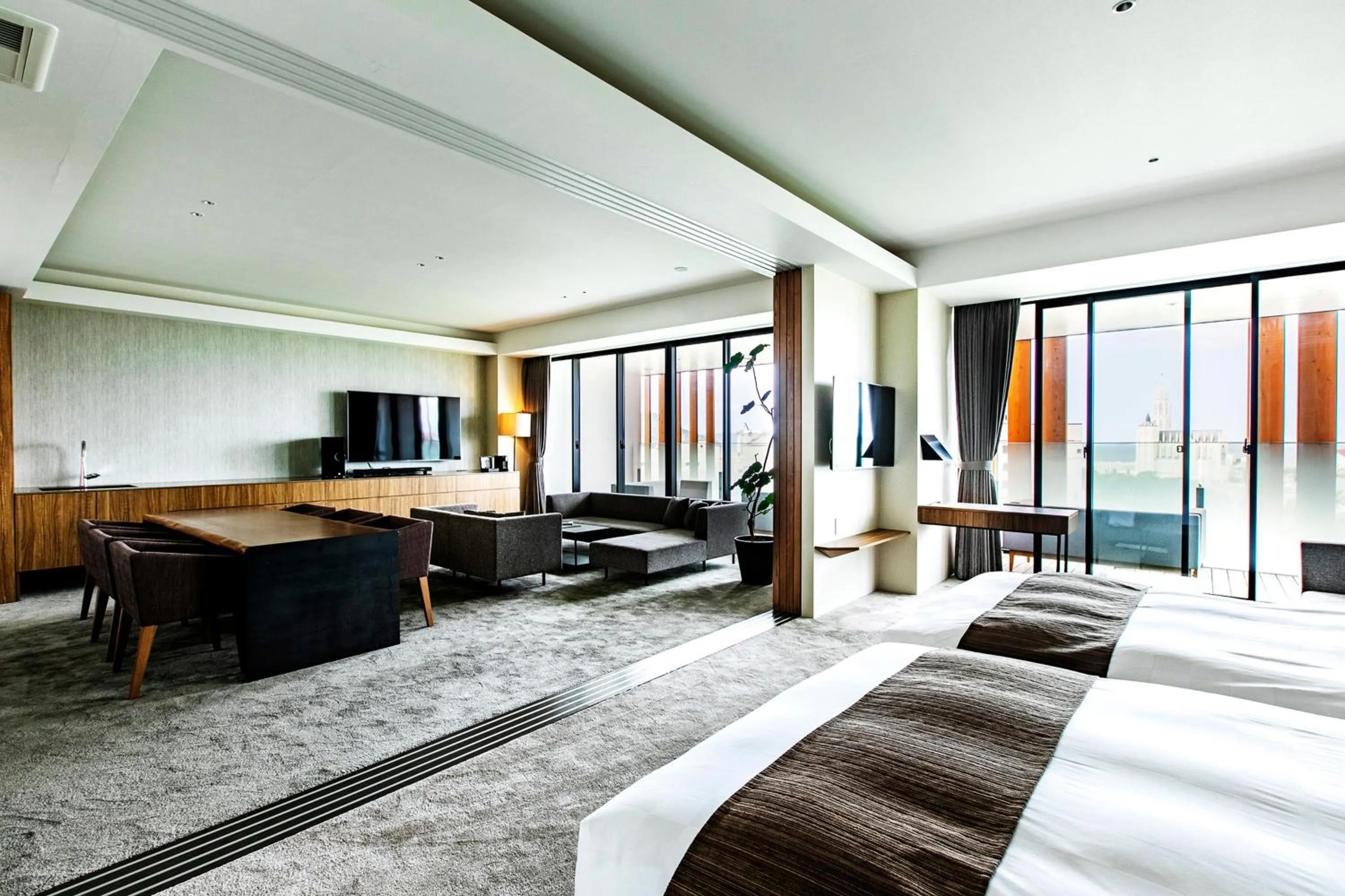 Photo of the whole room, Bed in Garden Terrace Fukuoka