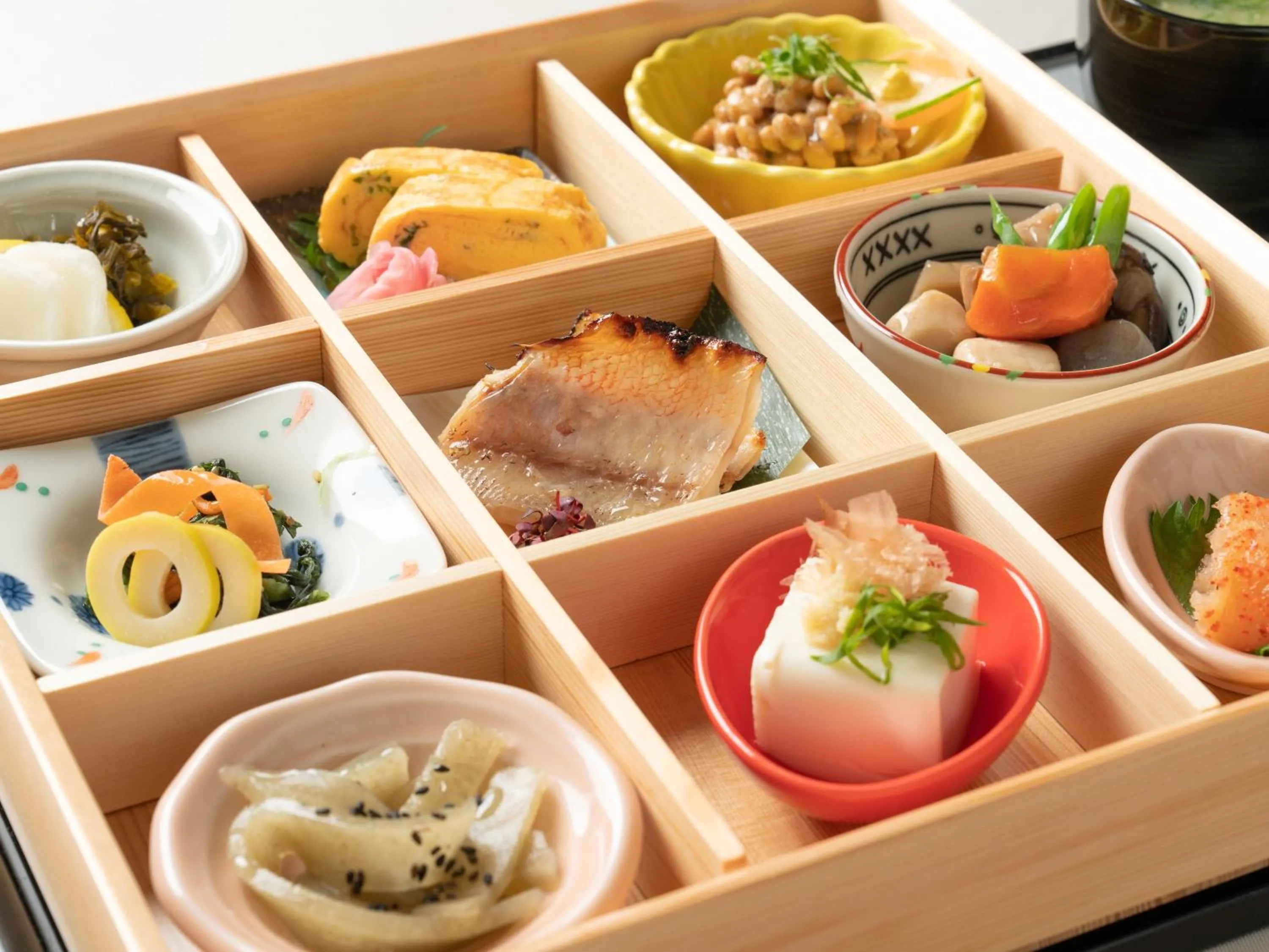 Asian breakfast in Garden Terrace Fukuoka