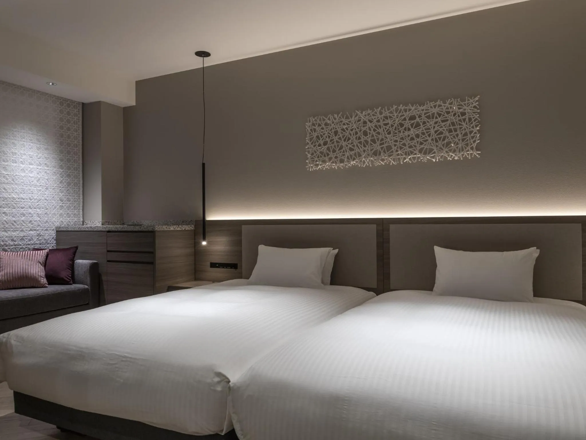 Bed in HOTEL FORZA SAPPORO STATION