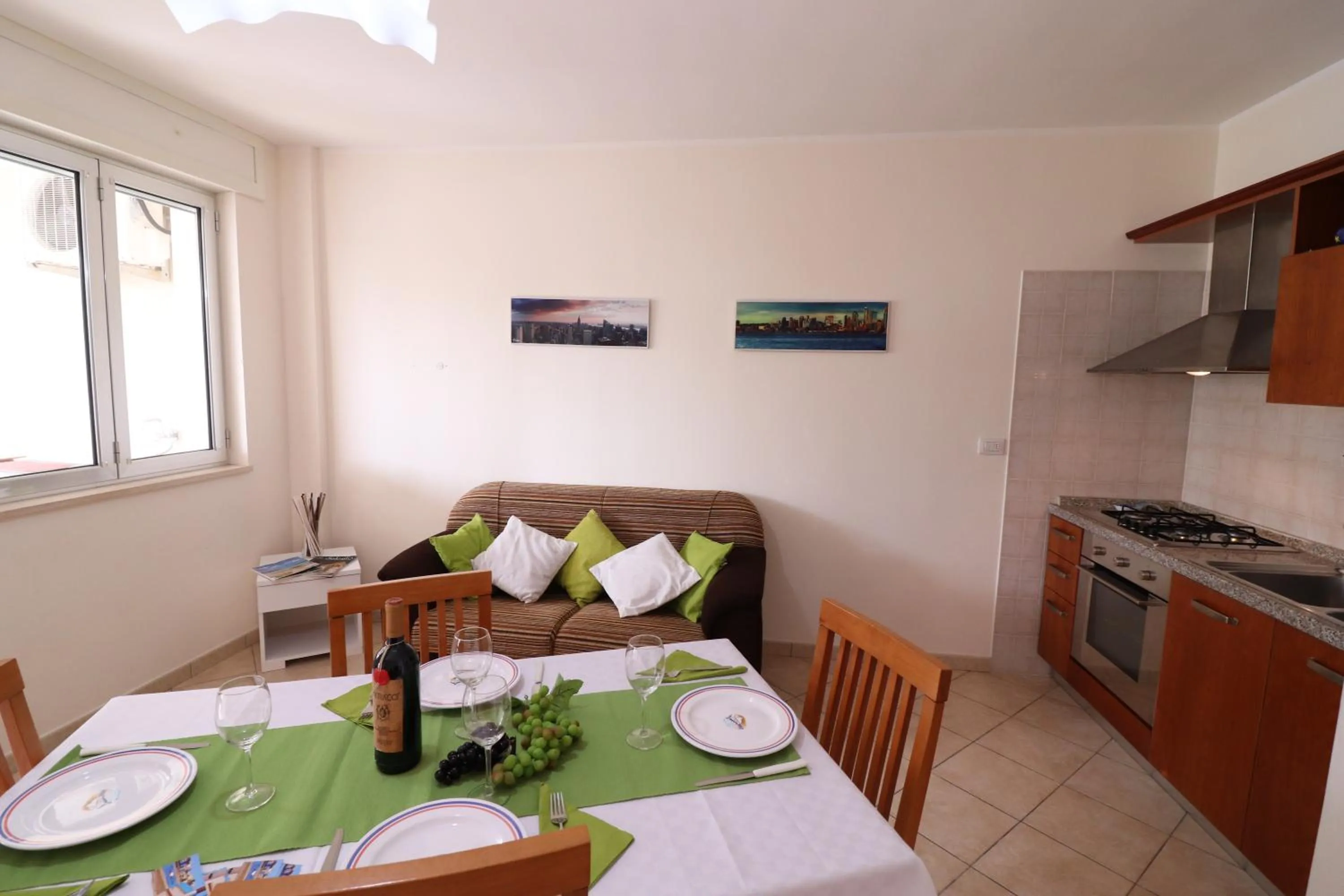 Dining Area in Holiday house marzia in Otranto, close beaches.