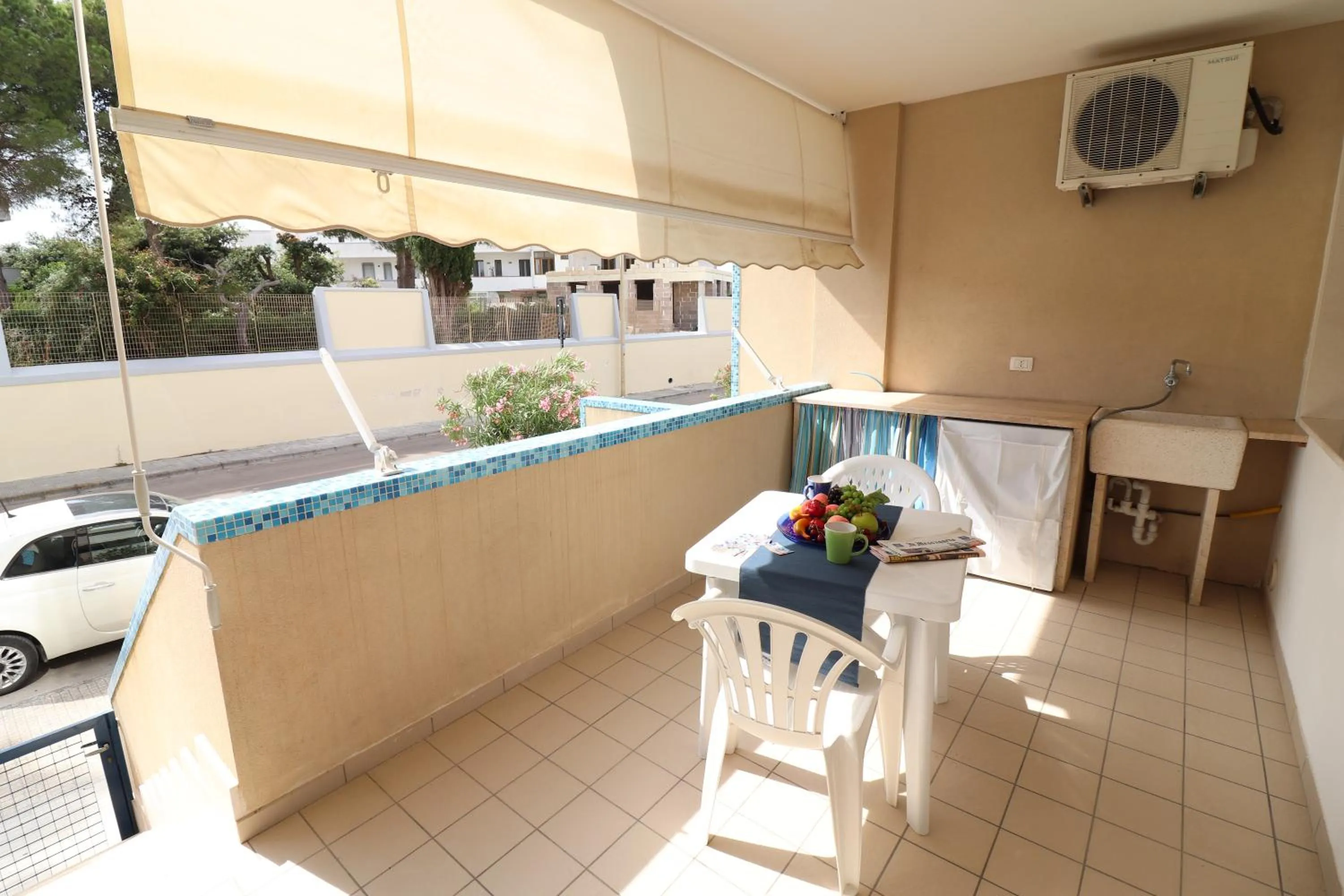 Balcony/Terrace in Holiday house marzia in Otranto, close beaches.