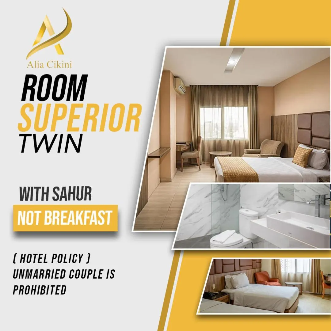 Bed in Hotel Alia Cikini