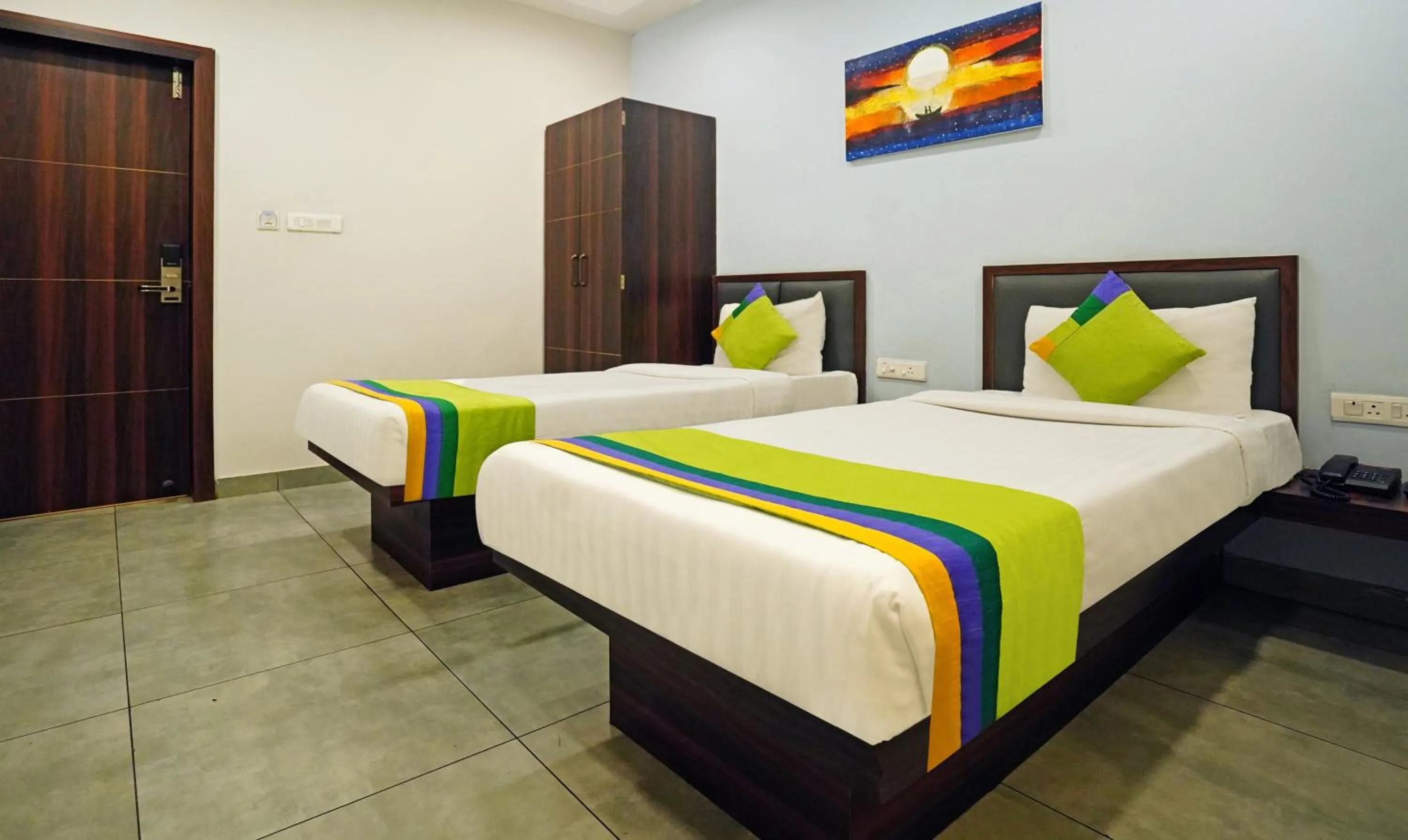 Photo of the whole room, Bed in Treebo Lazystay Grand Patia