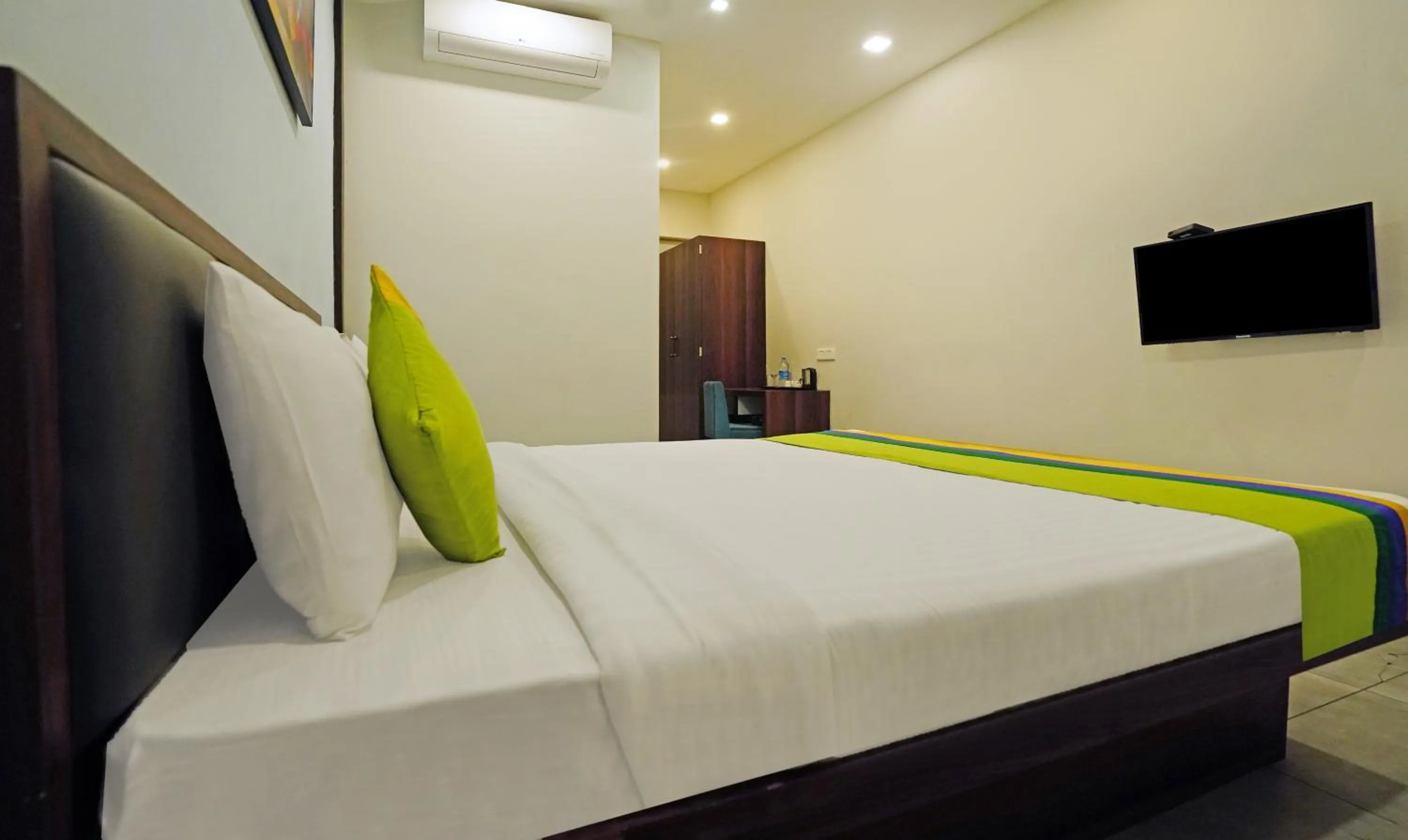 Photo of the whole room, Bed in Treebo Lazystay Grand Patia