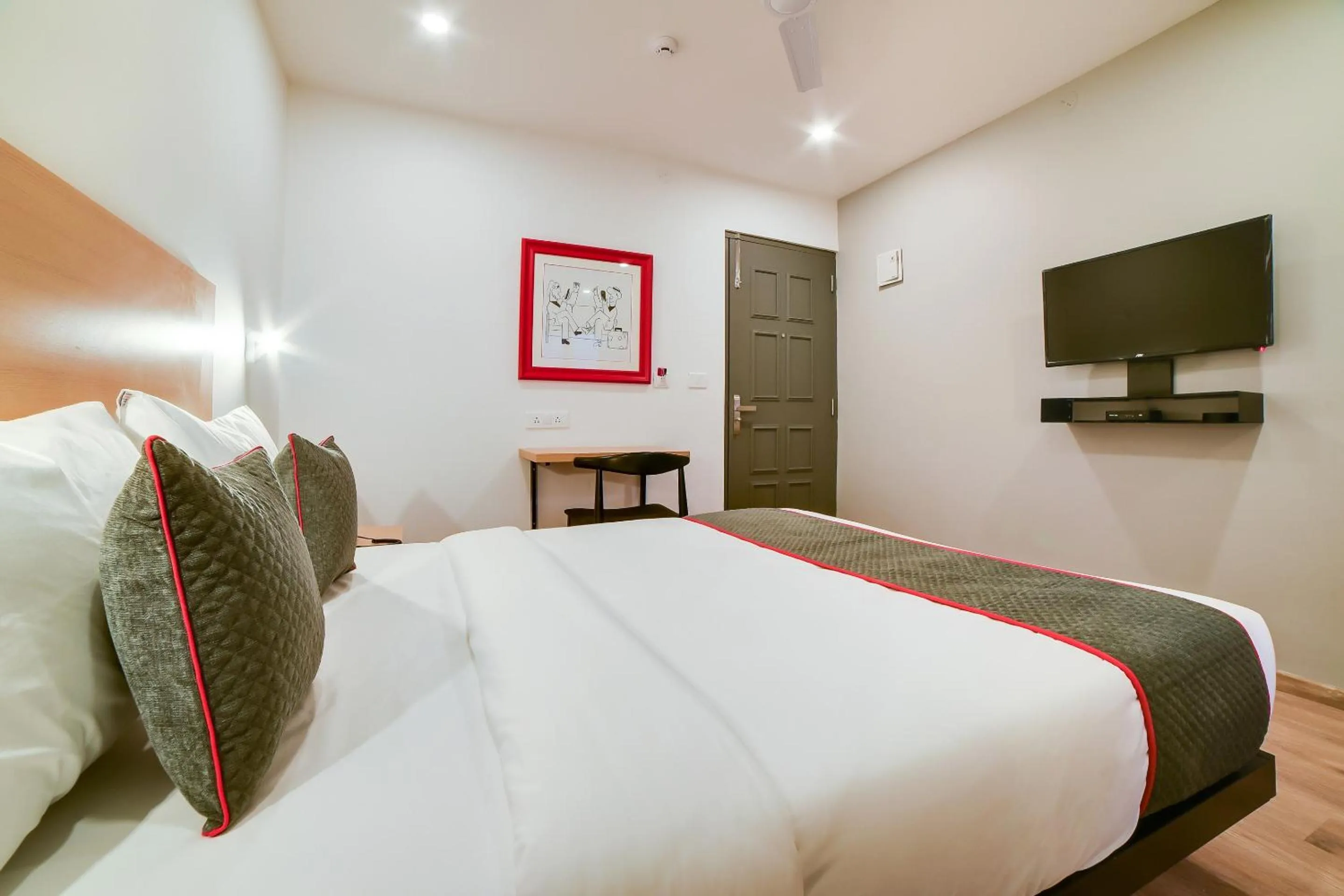 Bedroom, Bed in Townhouse Karmelaram Railway Station Sarjapur