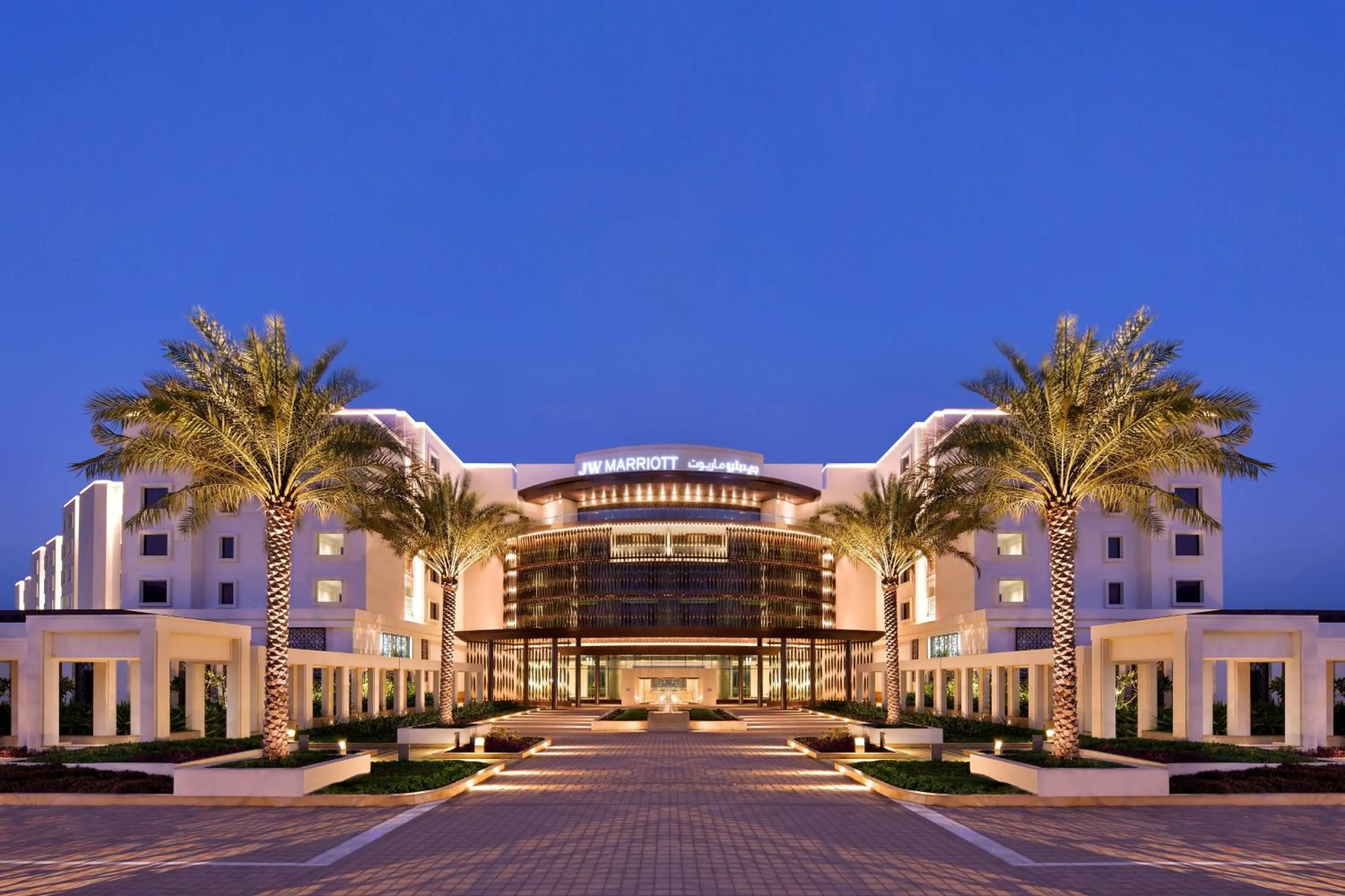 Property building in JW Marriott Hotel Muscat