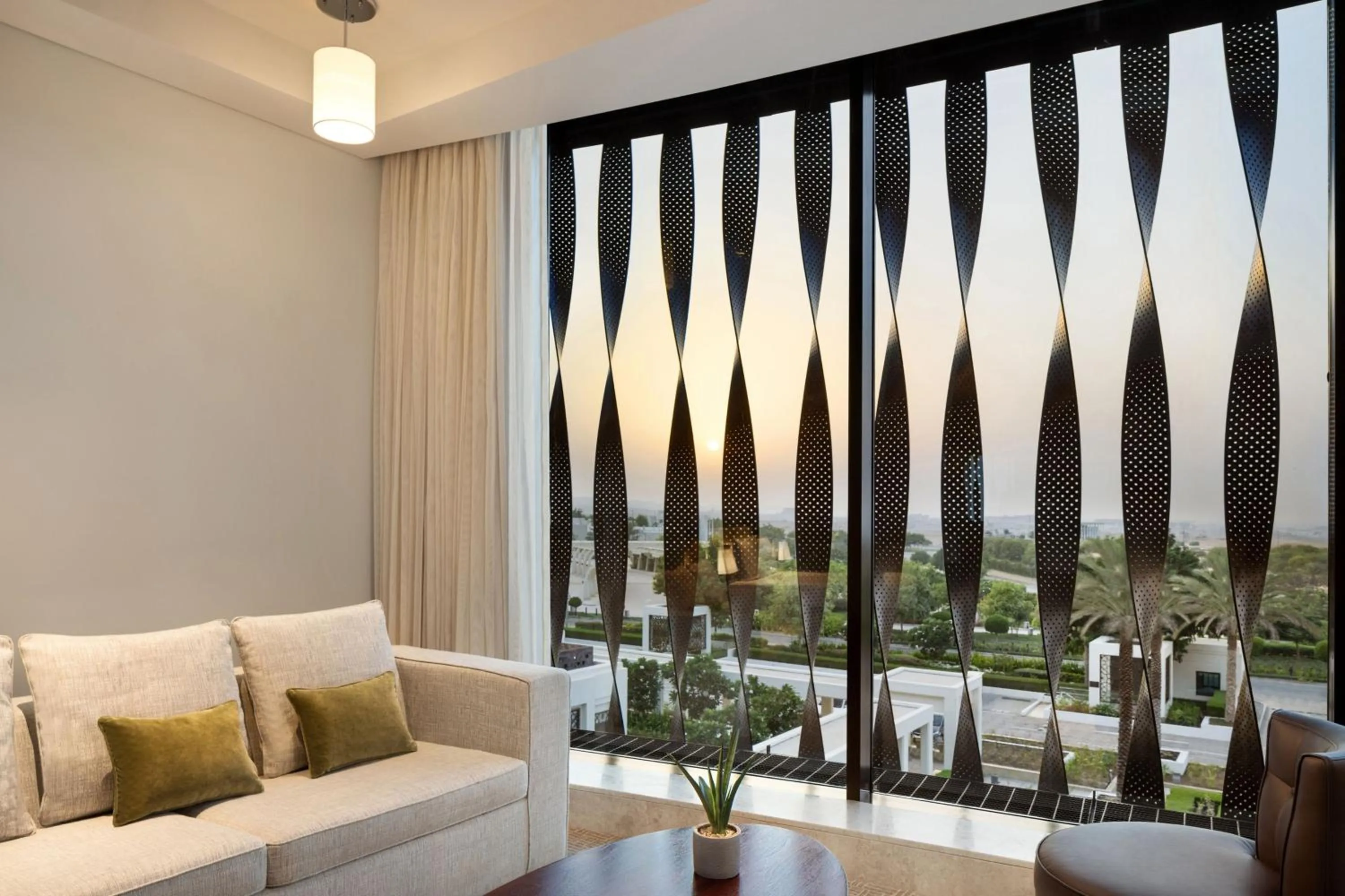 Living room in JW Marriott Hotel Muscat