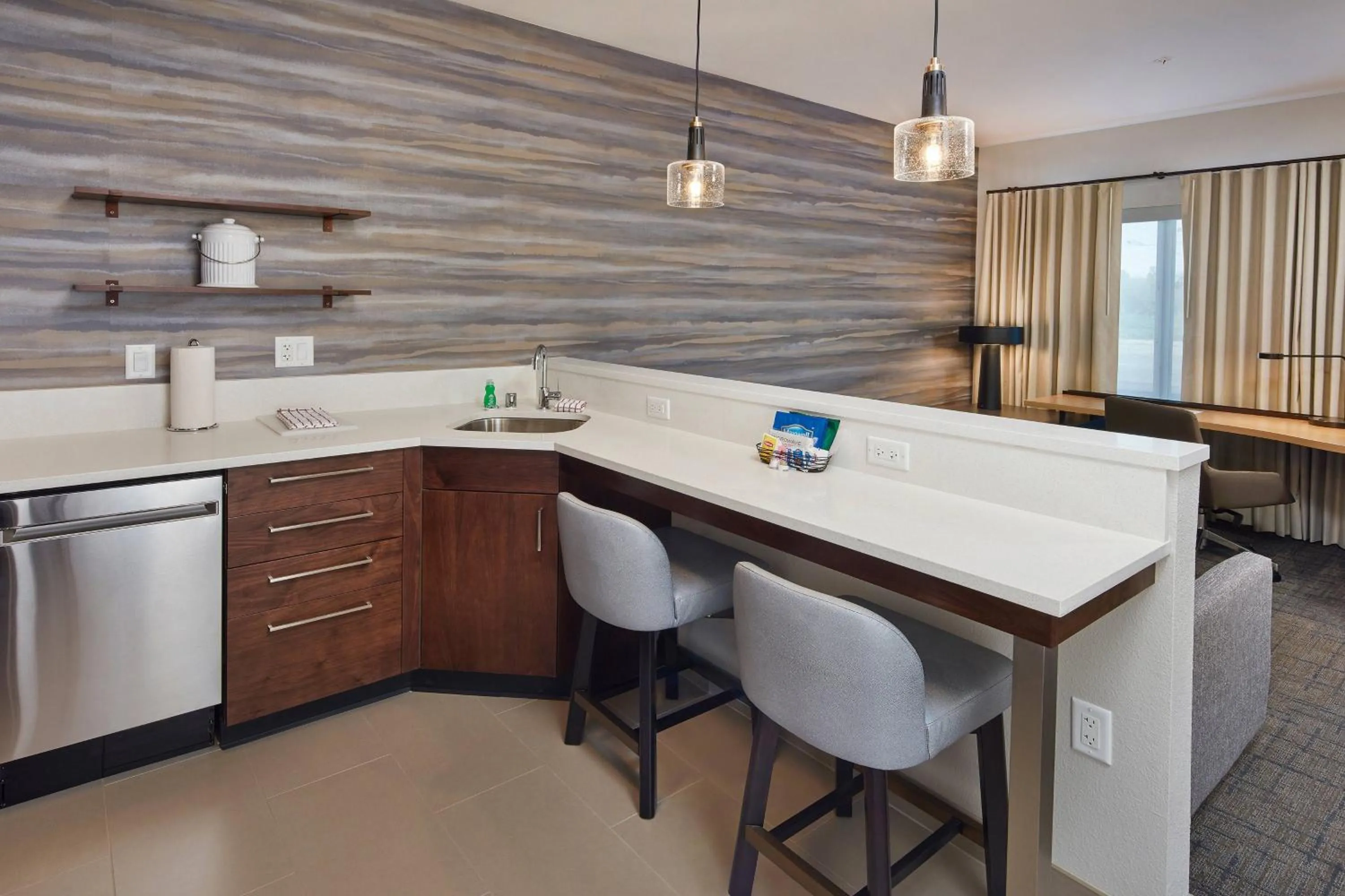 Kitchen or kitchenette in Residence Inn Sacramento Davis