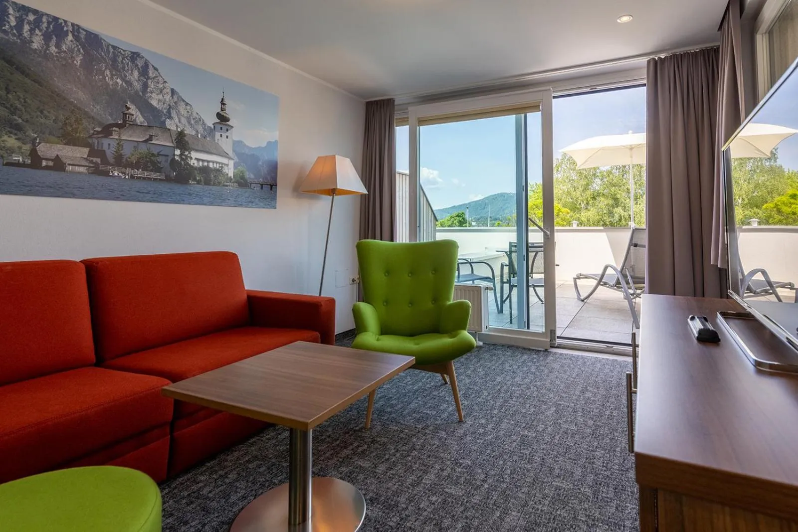 Bedroom in Seehotel im Weyer