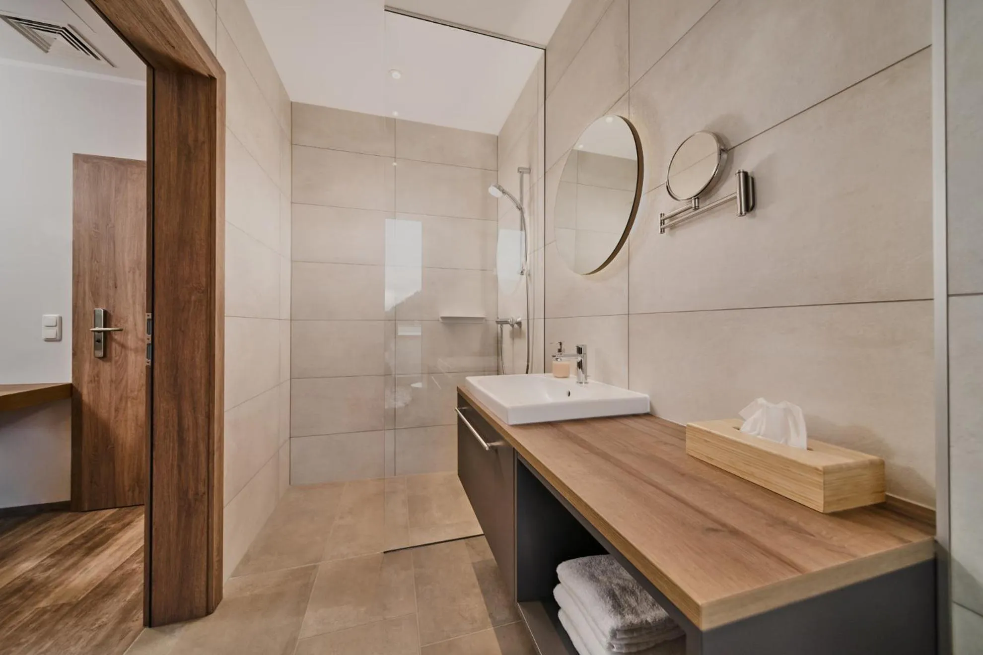 Bathroom in Seehotel im Weyer