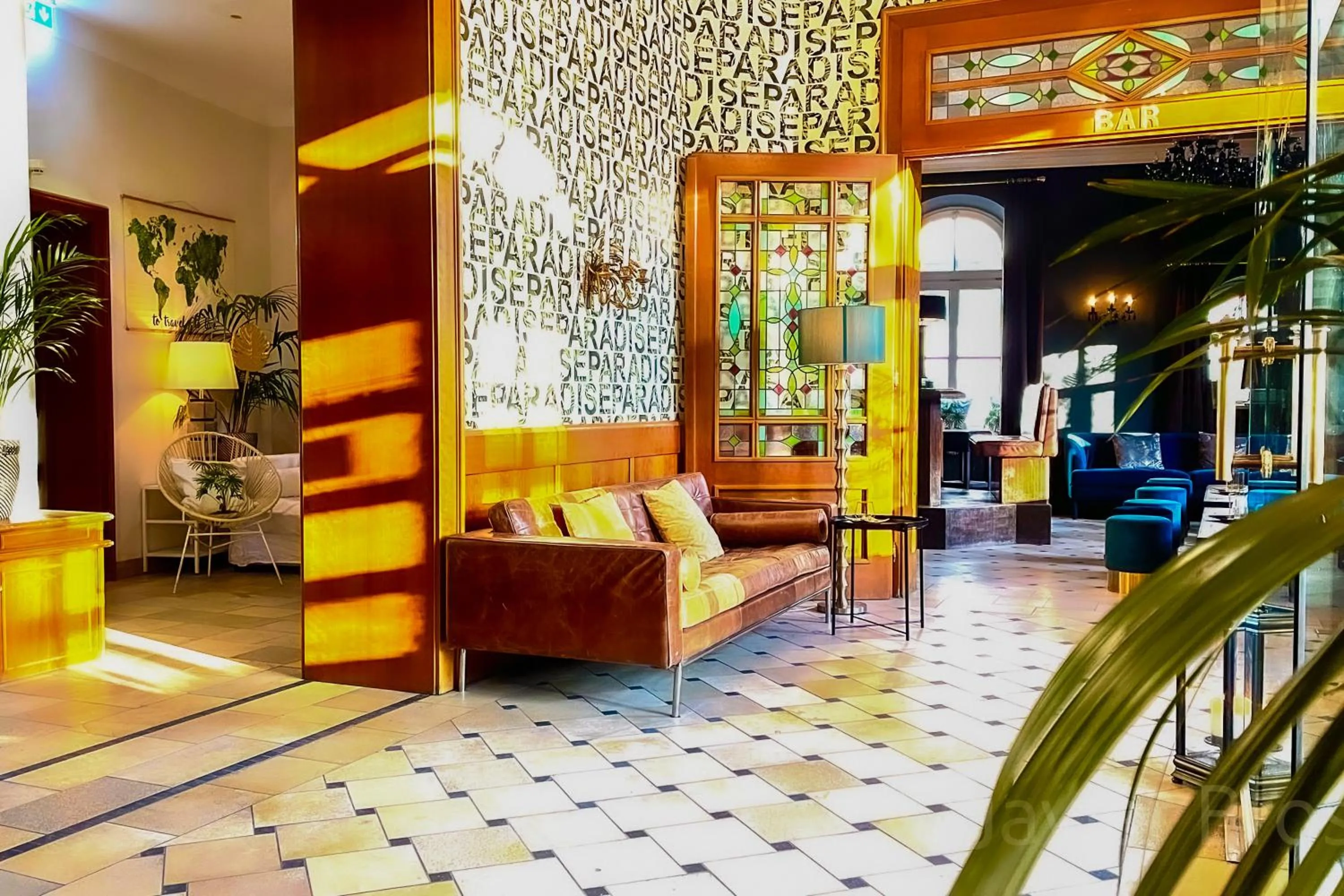 Lobby or reception in Boutique Hotel Krone München