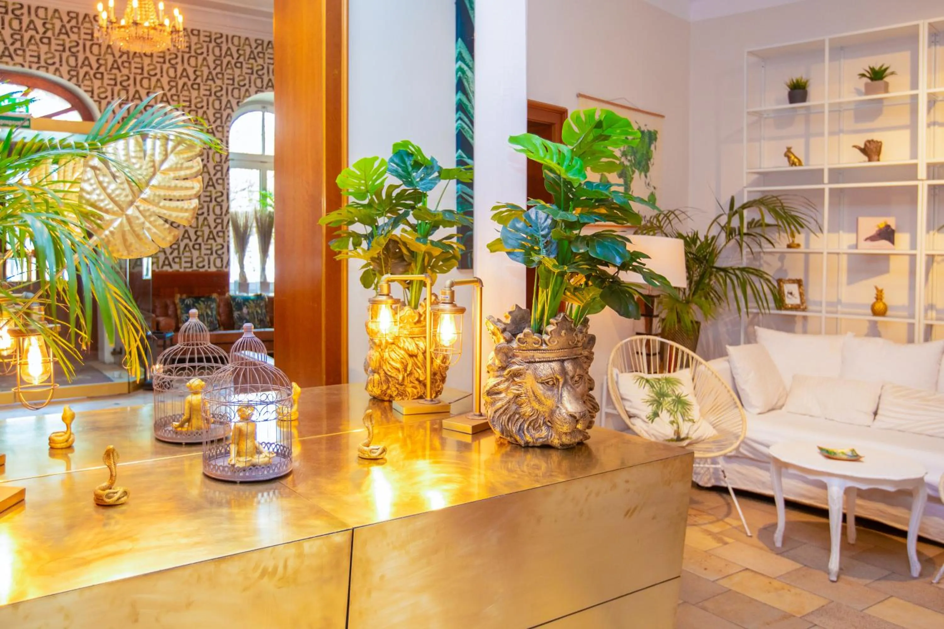 Lobby or reception in Boutique Hotel Krone München