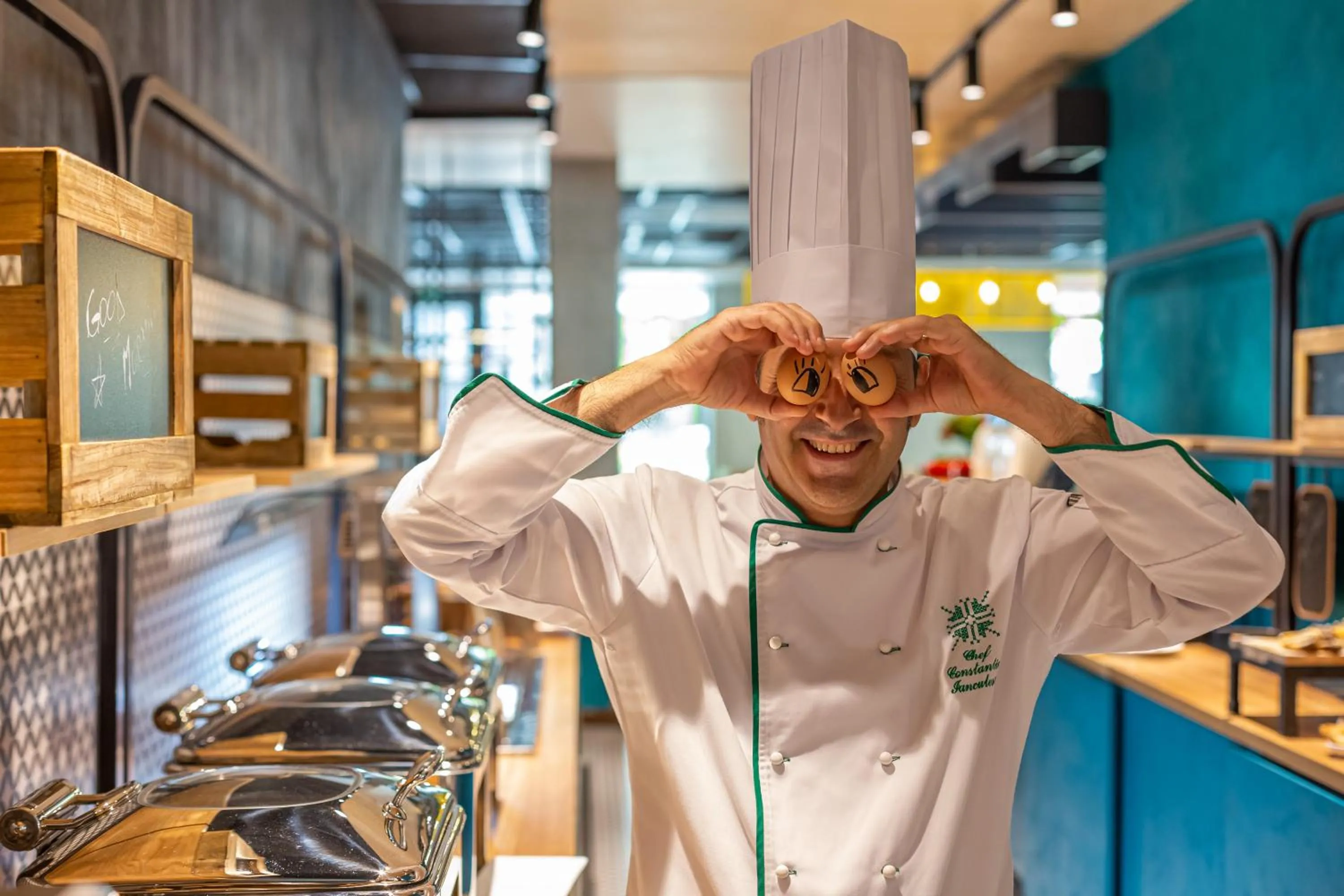 Buffet breakfast in ibis Styles Bucharest City Center