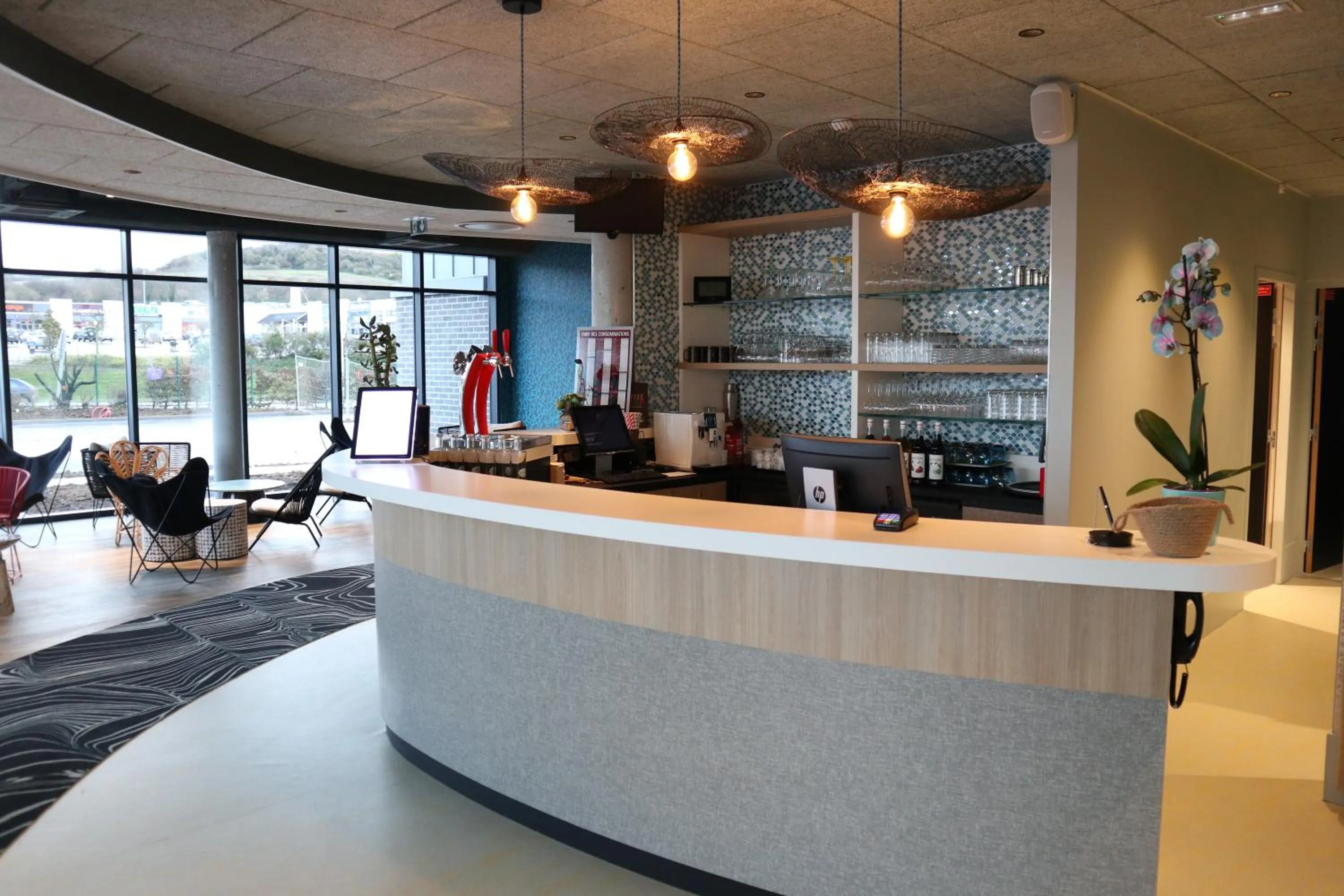 Lobby or reception in ibis Styles Le Treport Mers Les Bains