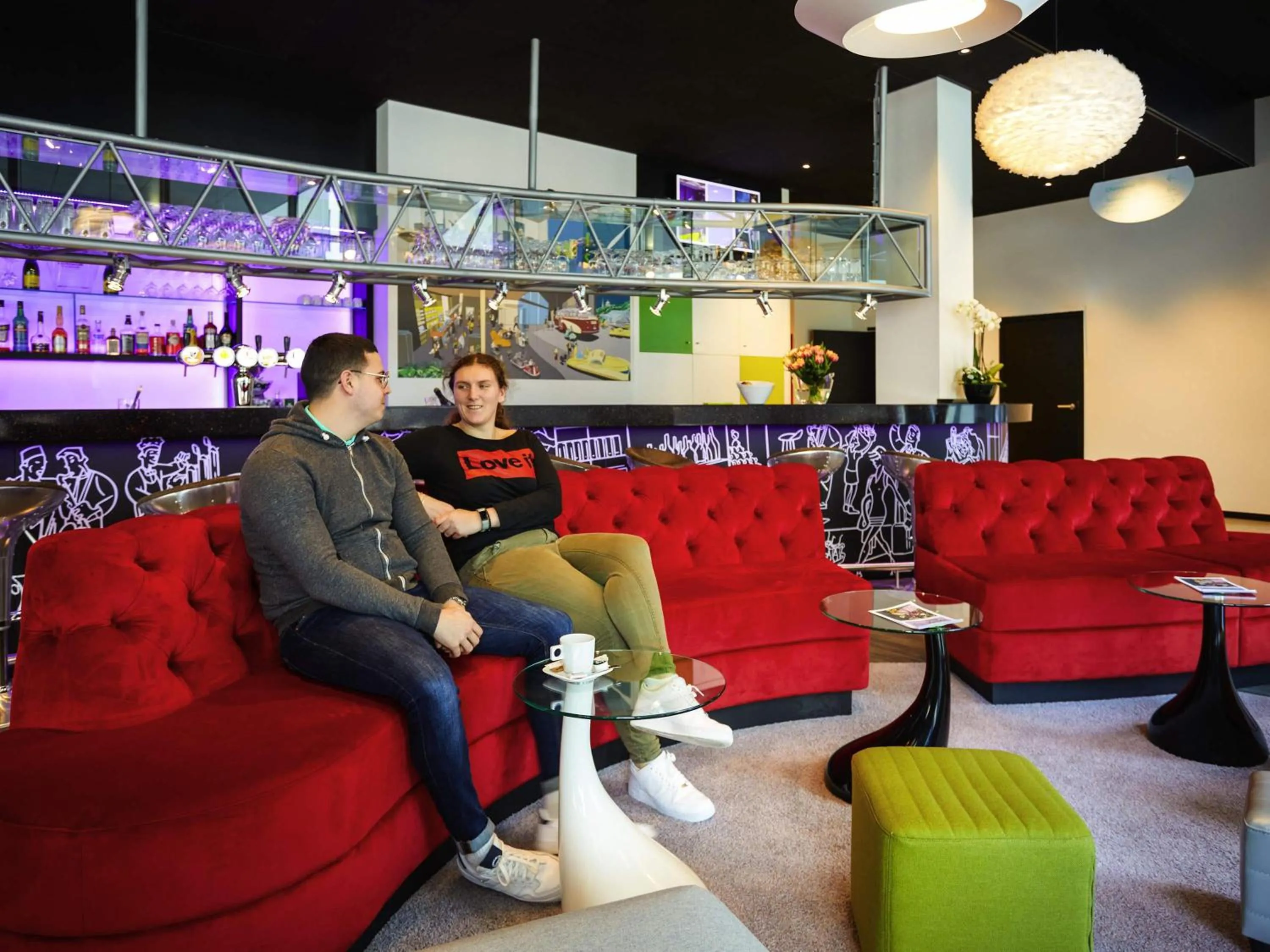 Lounge or bar in ibis Styles Liege Guillemins