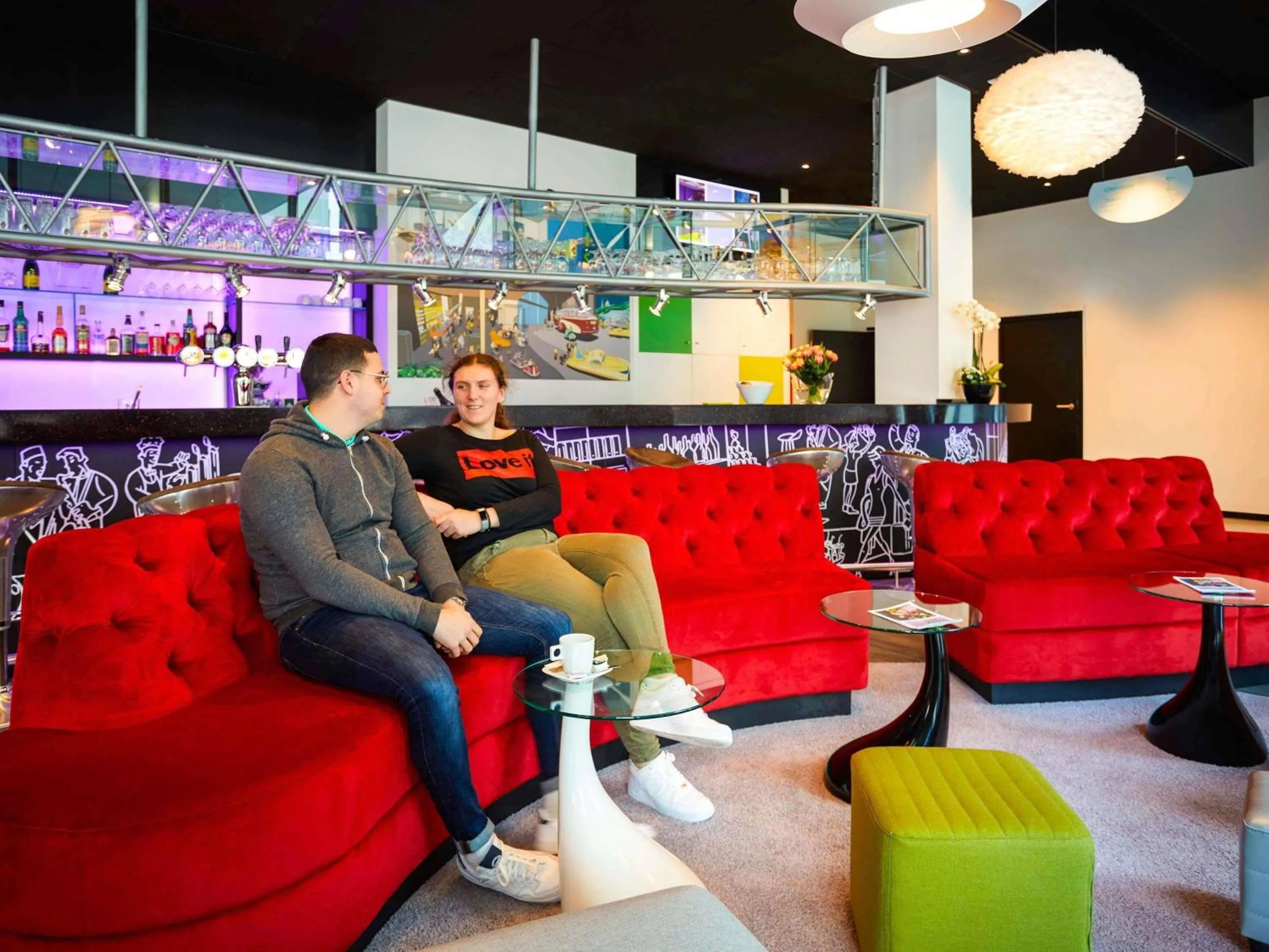 Lounge or bar in ibis Styles Liege Guillemins