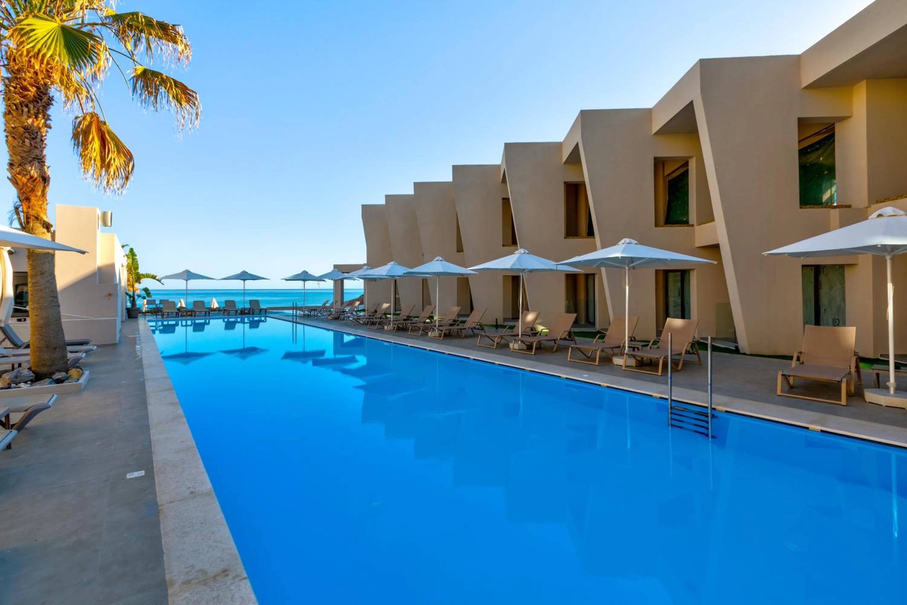 Swimming pool in White Olive Elite Rethymno