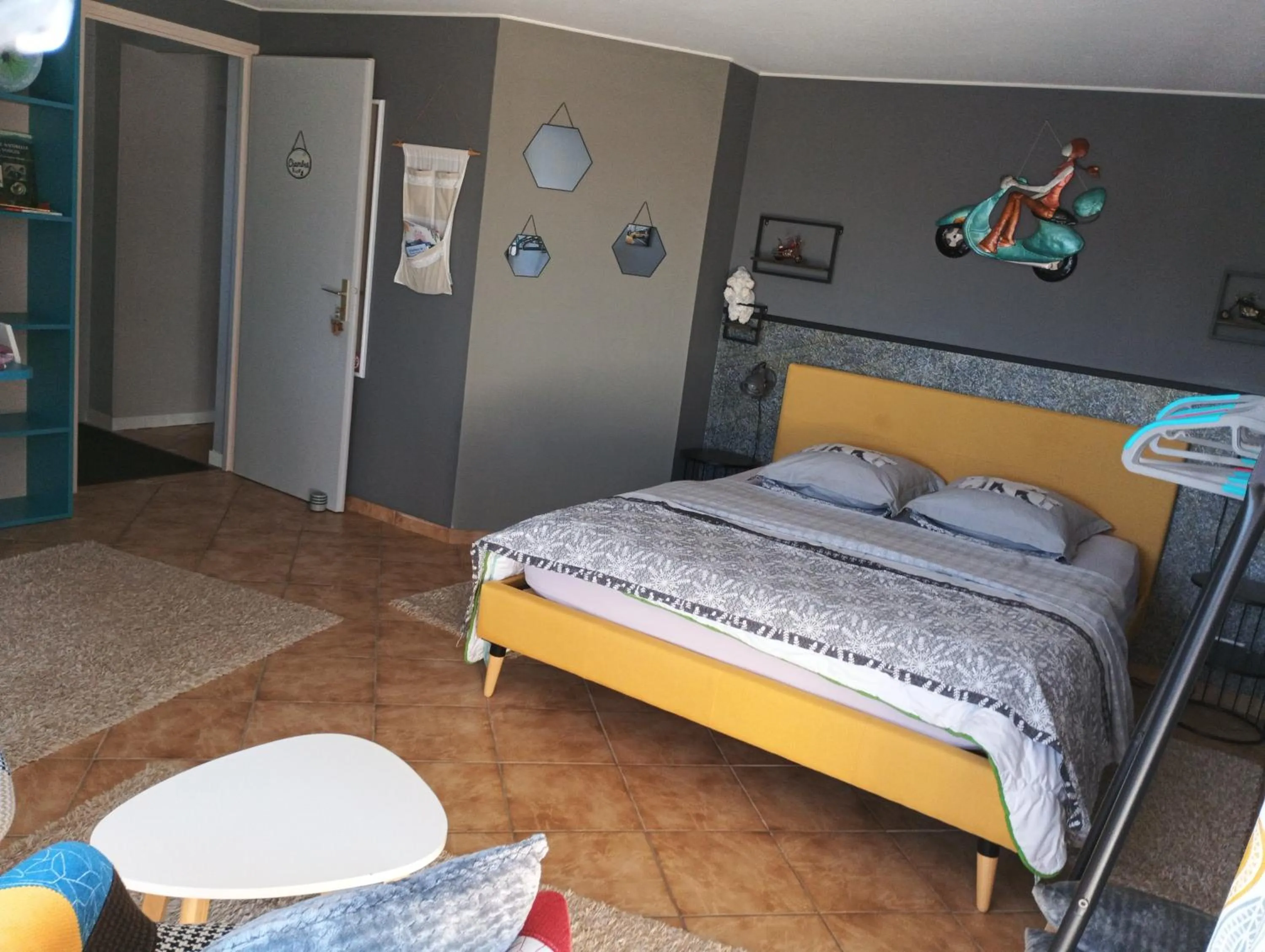 Bed in Chambres d'Hôtes de l'Avison