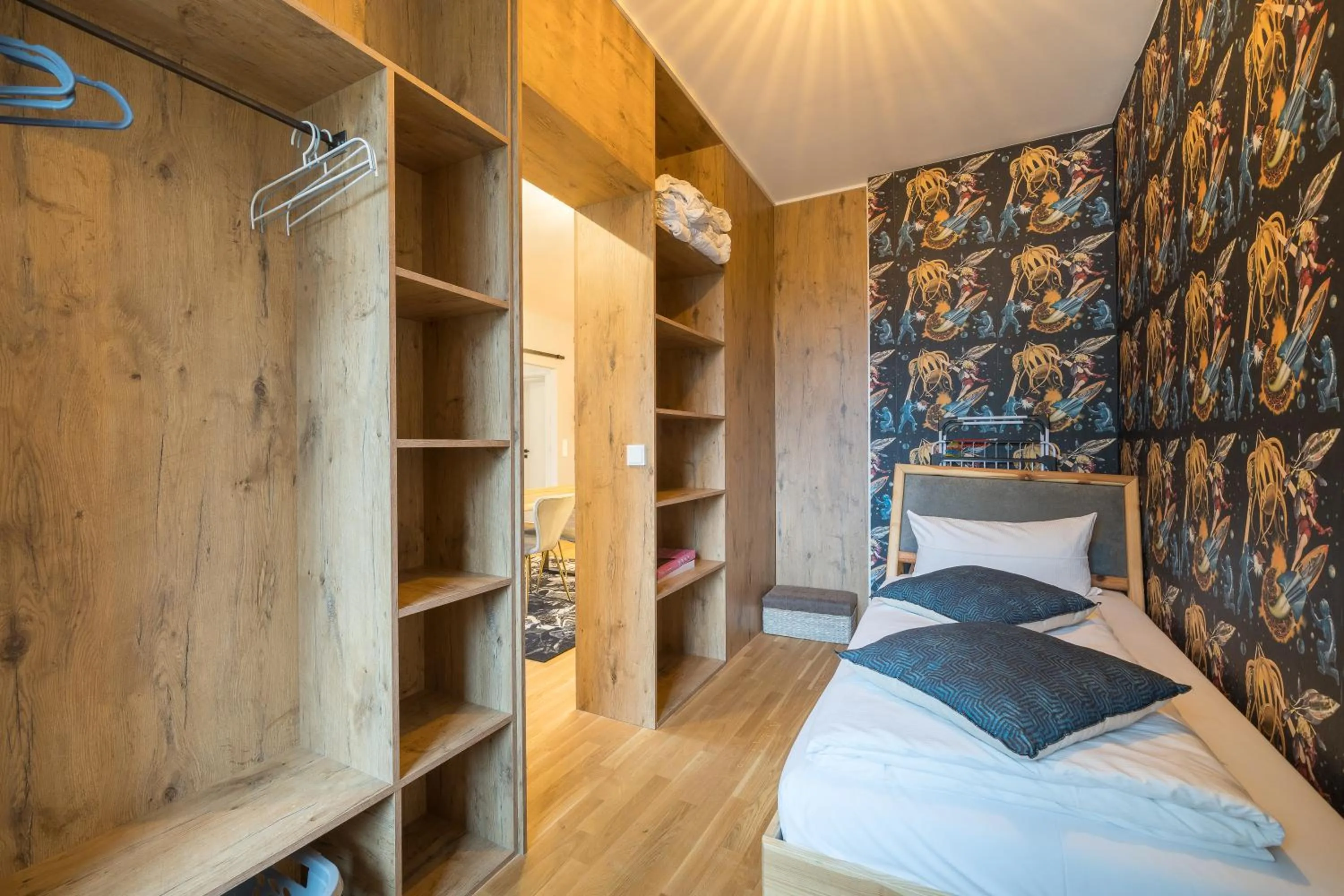 Bedroom, Bed in Design Apartments - "Am Weinberg"