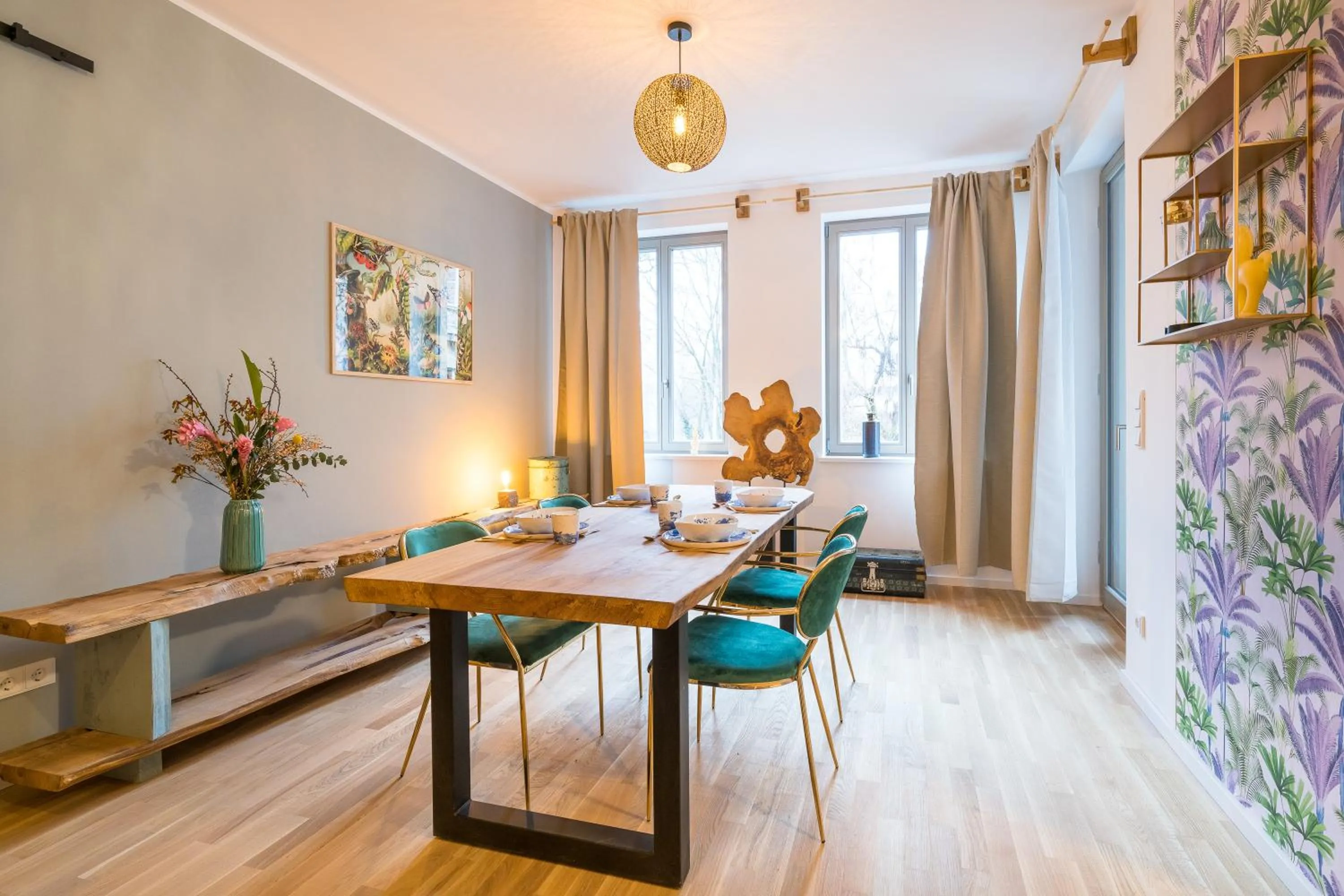 Dining area in Design Apartments - "Am Weinberg"