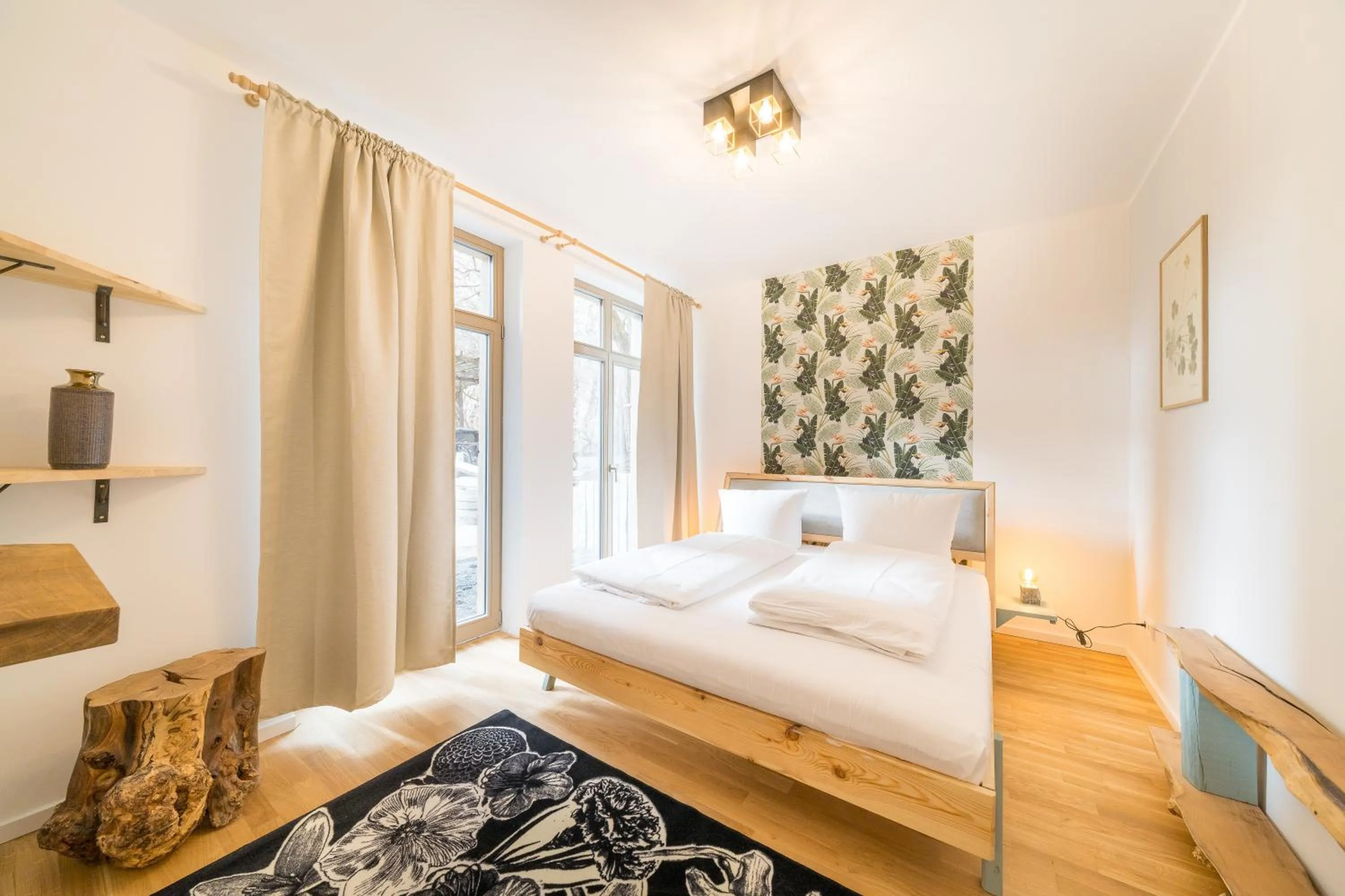 Bedroom, Bed in Design Apartments - "Am Weinberg"