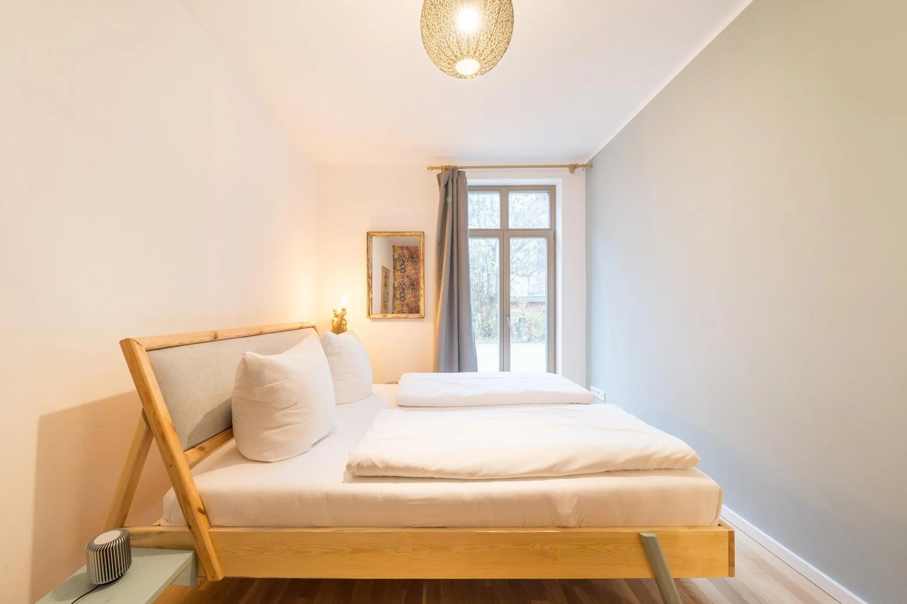 Bedroom, Bed in Design Apartments - "Am Weinberg"