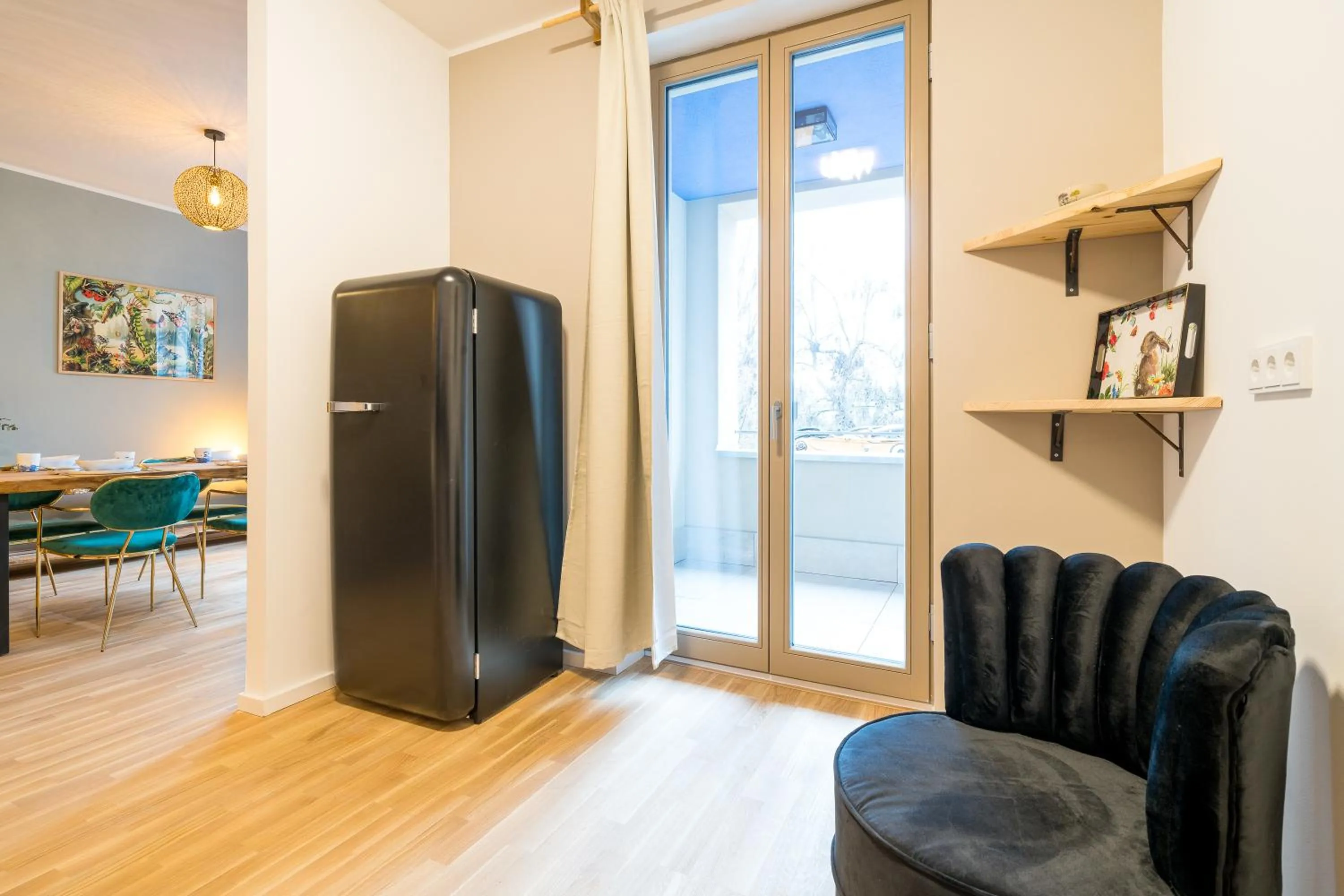 Seating area in Design Apartments - "Am Weinberg"