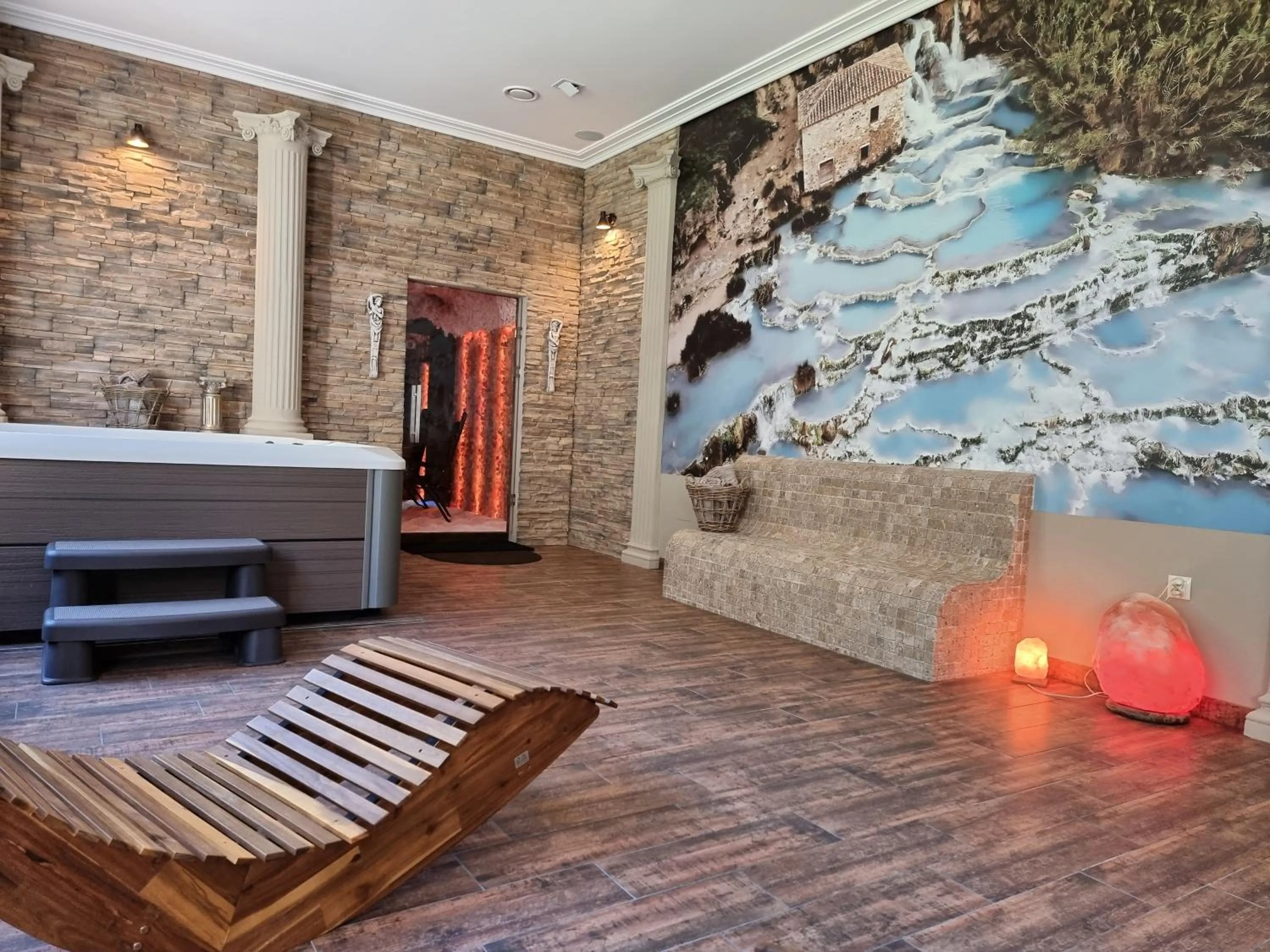 Seating area in Dworek za Lasem