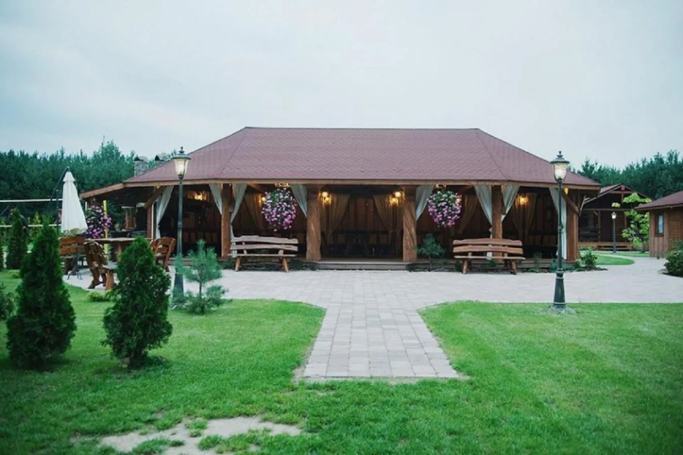 BBQ facilities in Dworek za Lasem