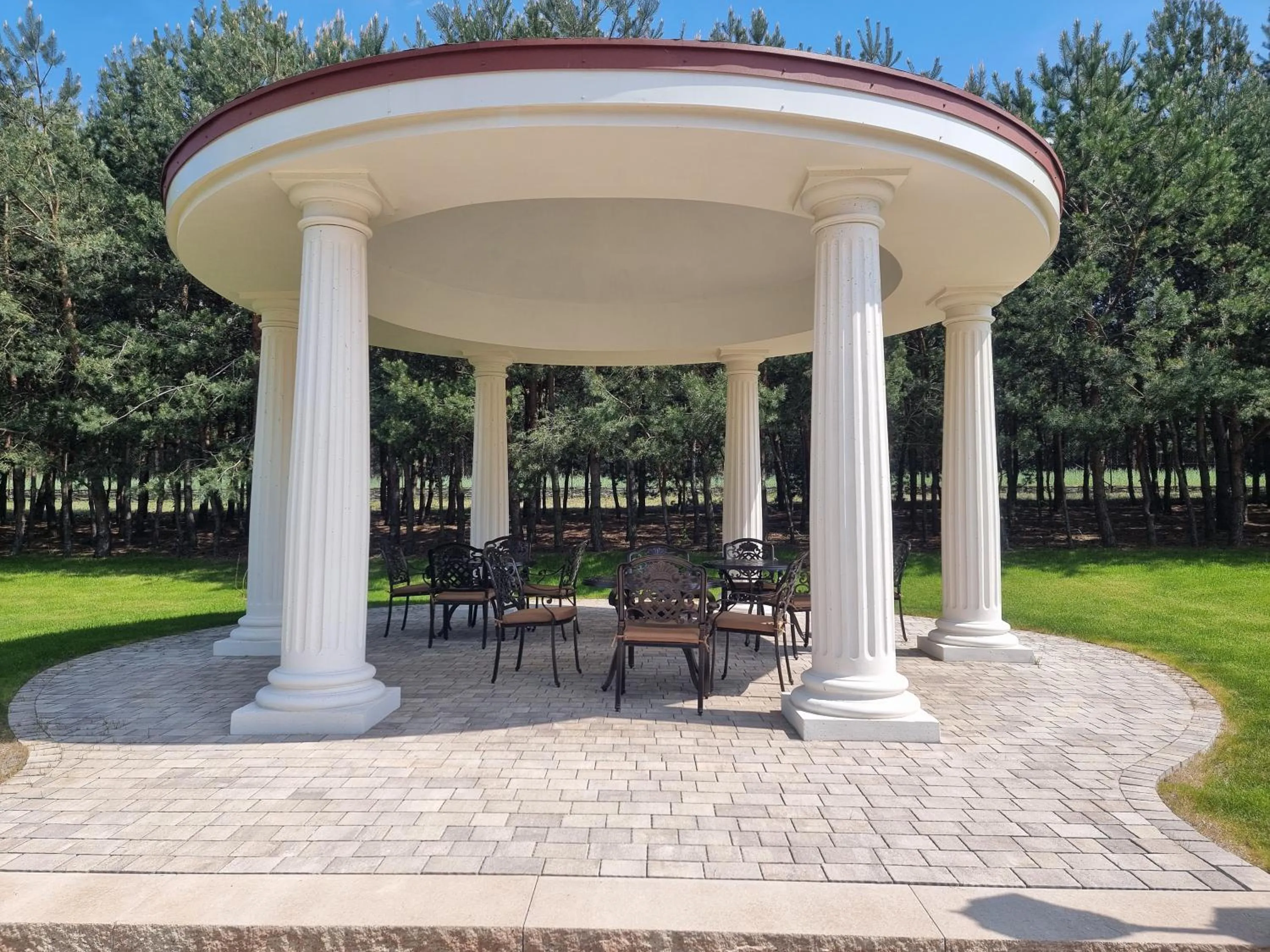 Garden in Dworek za Lasem