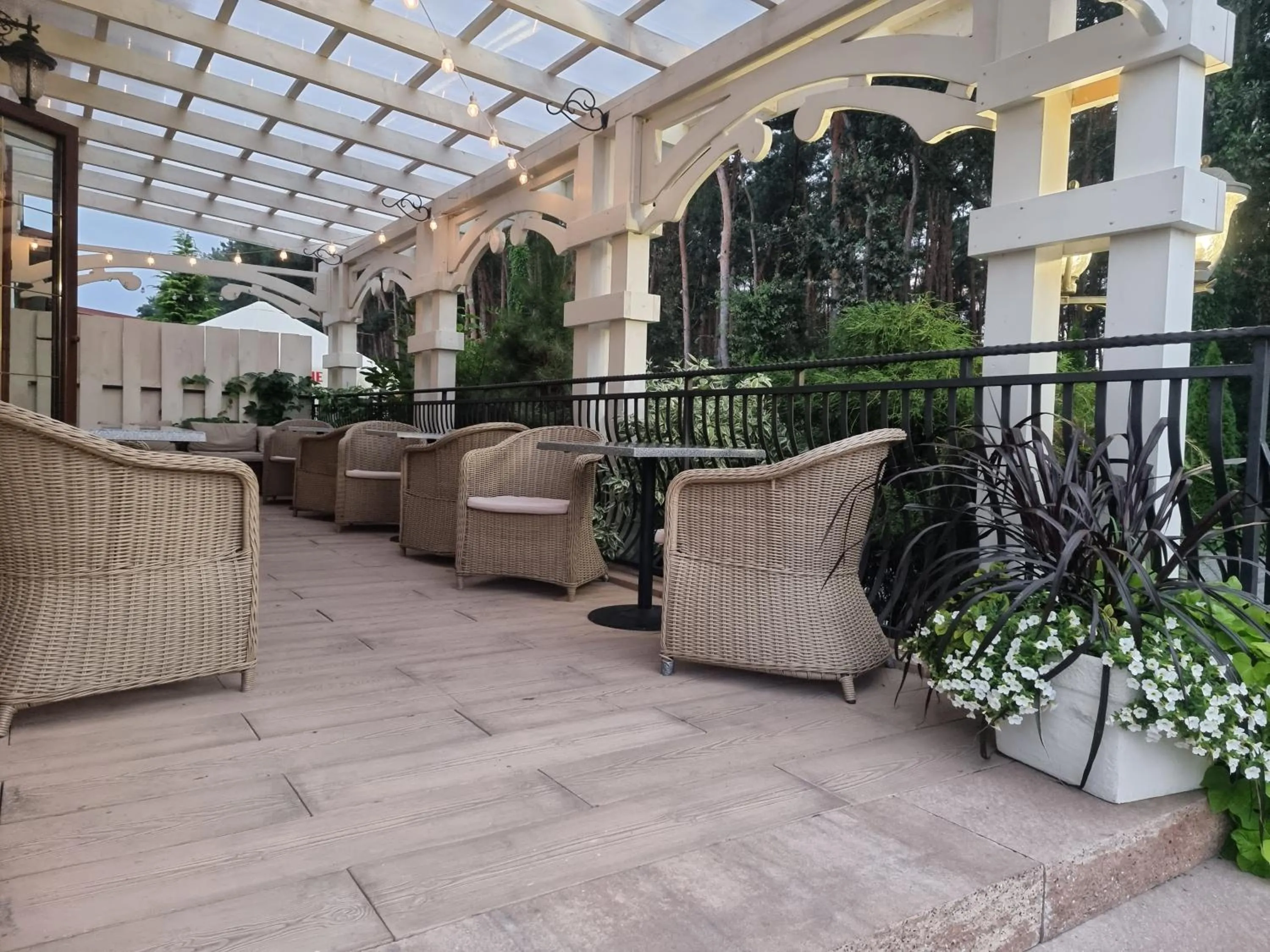 Patio in Dworek za Lasem