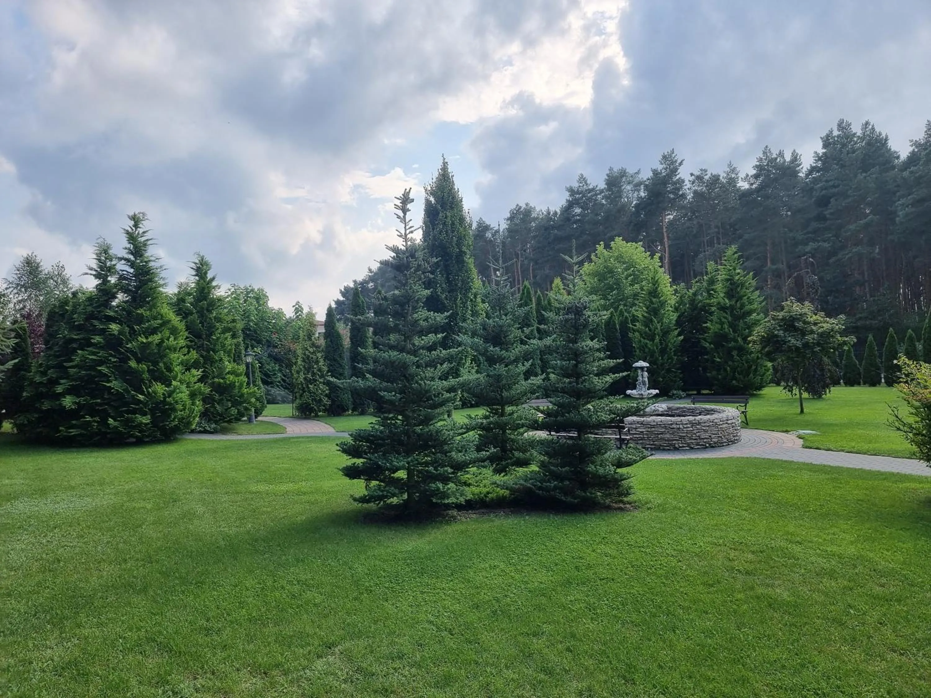 Garden in Dworek za Lasem
