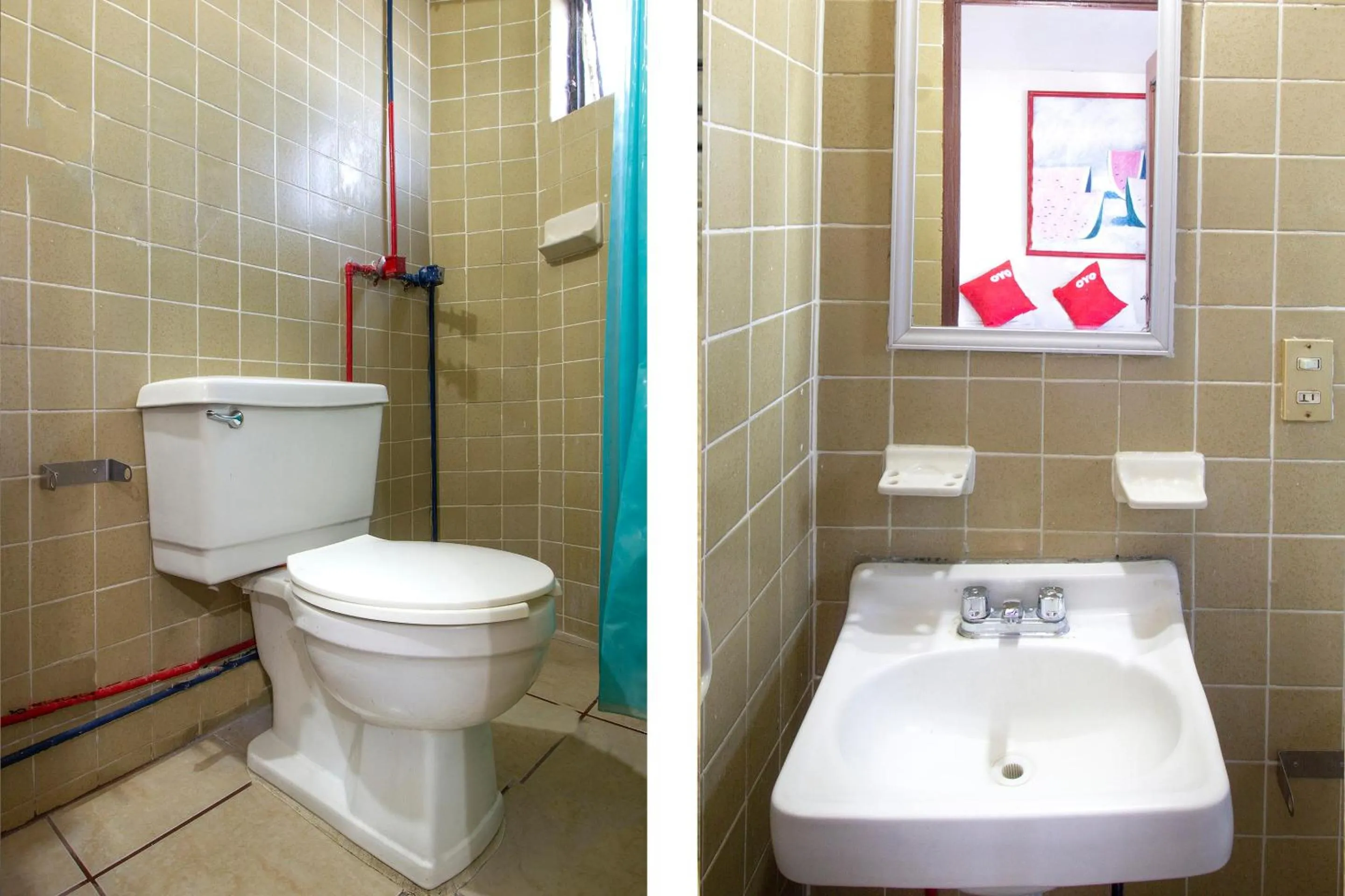 Bathroom in OYO Hotel Brazil,Guadalajara,Estadio Jalisco