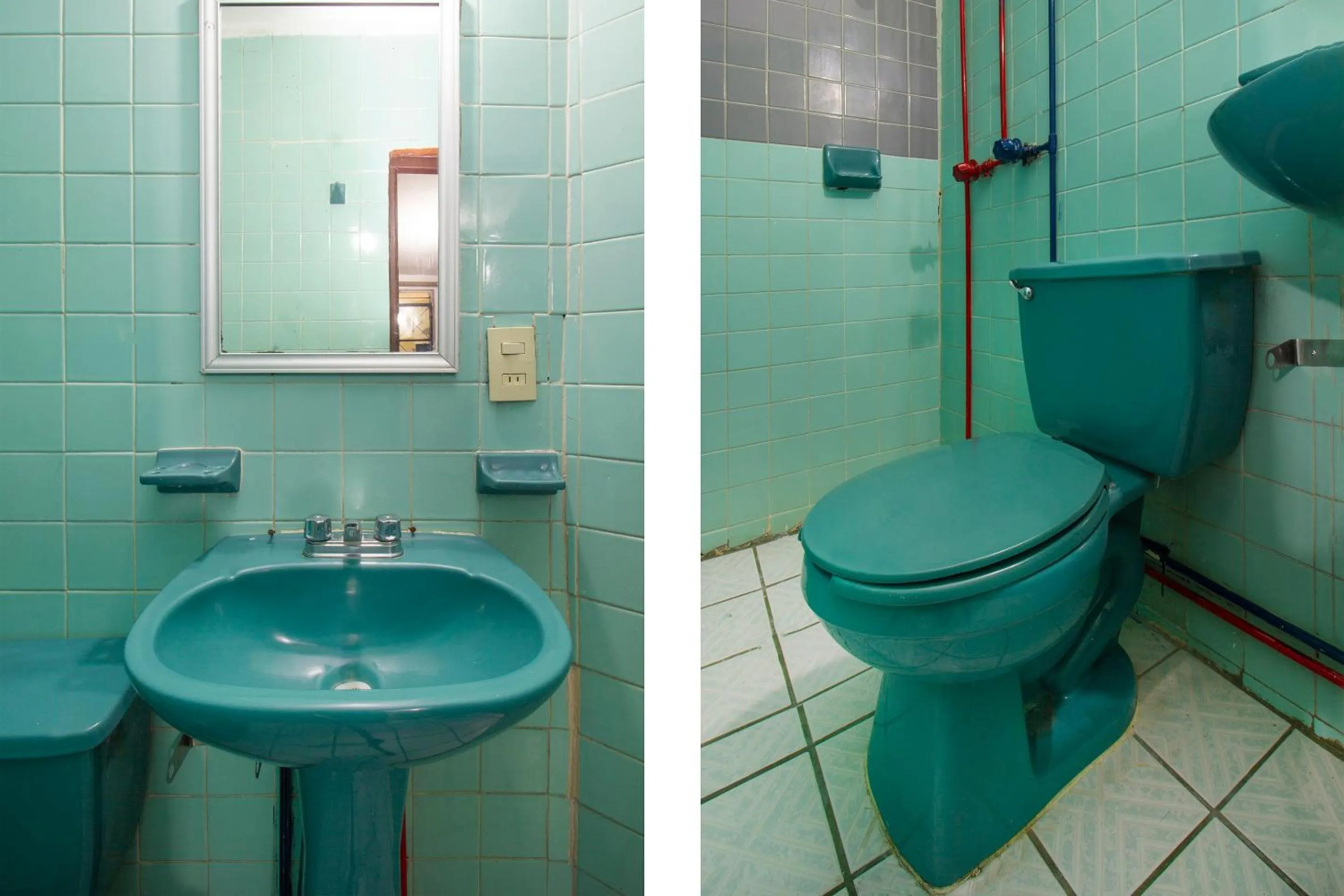 Bathroom in OYO Hotel Brazil,Guadalajara,Estadio Jalisco