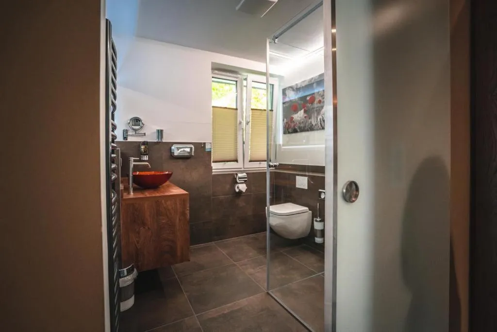 Bathroom in Steinberger Hof