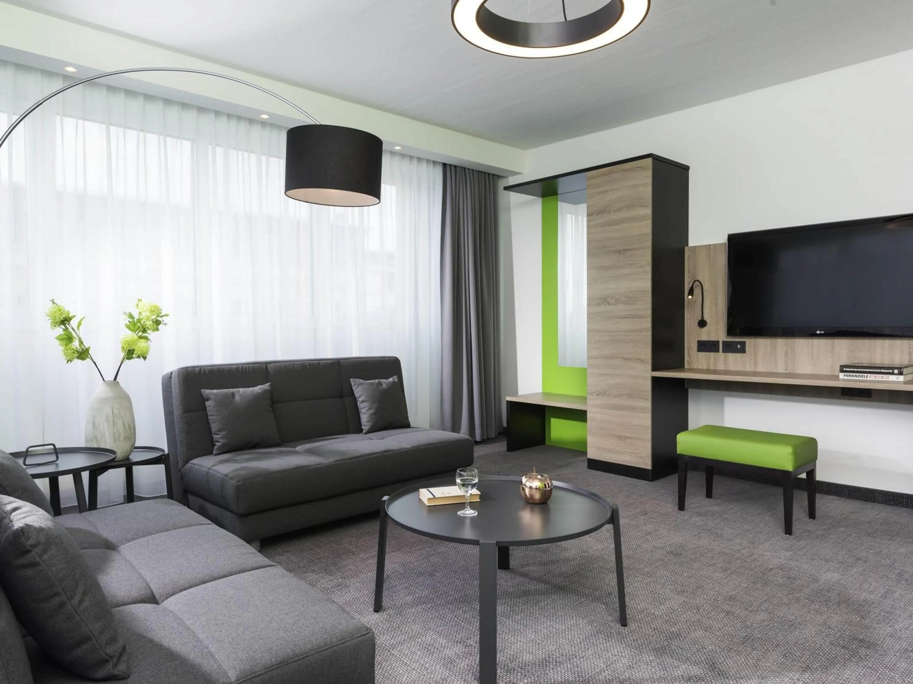 Bedroom in ibis Styles Halle